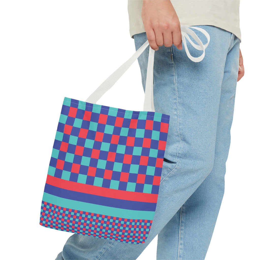 Colorblock Tote Bag