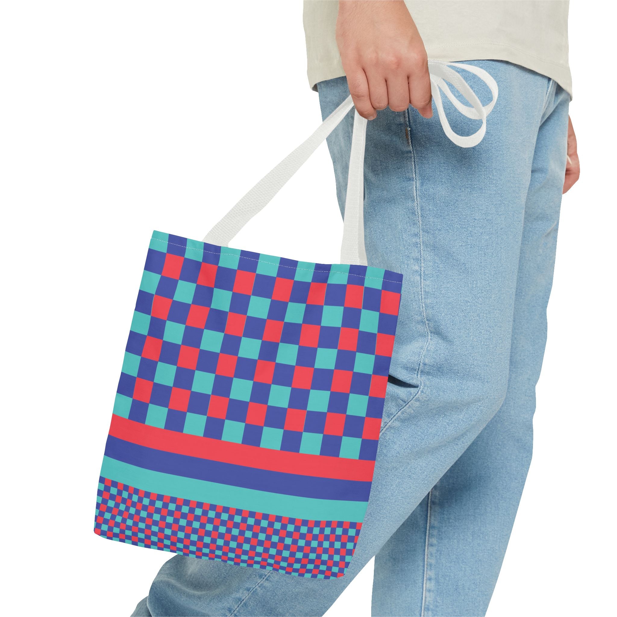 Colorblock Tote Bag
