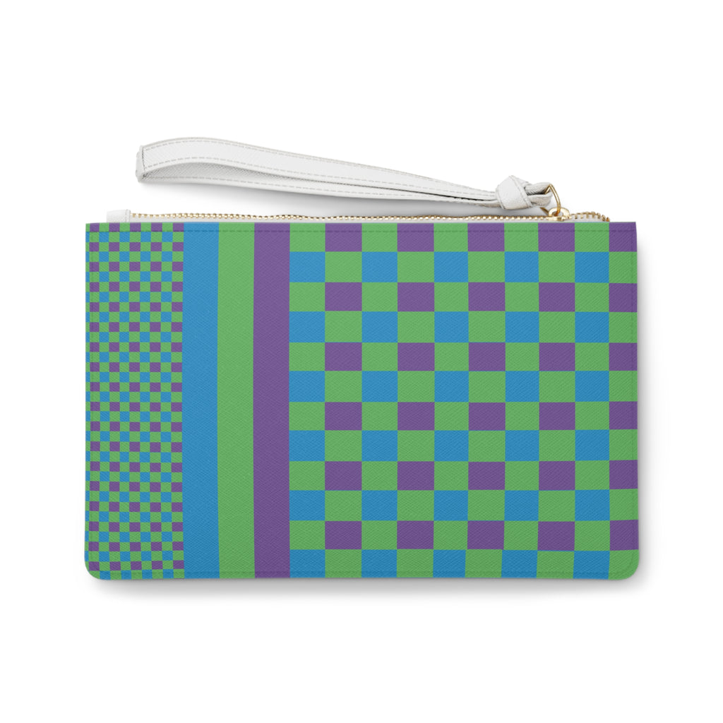 Colorblock Clutch Bag