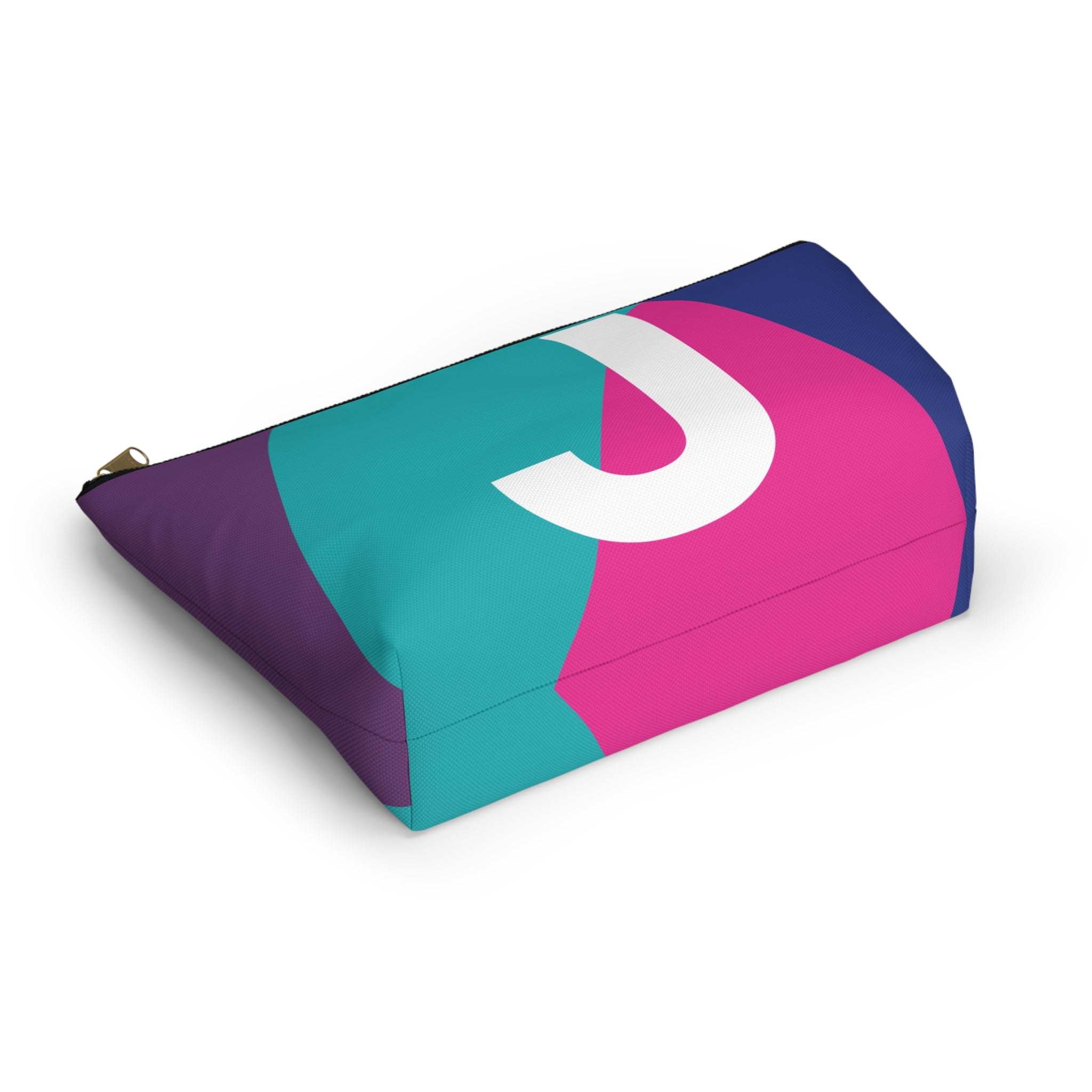 Colorblock Accessory Pouch — Monogram J T-Bottom Cosmetic Bag