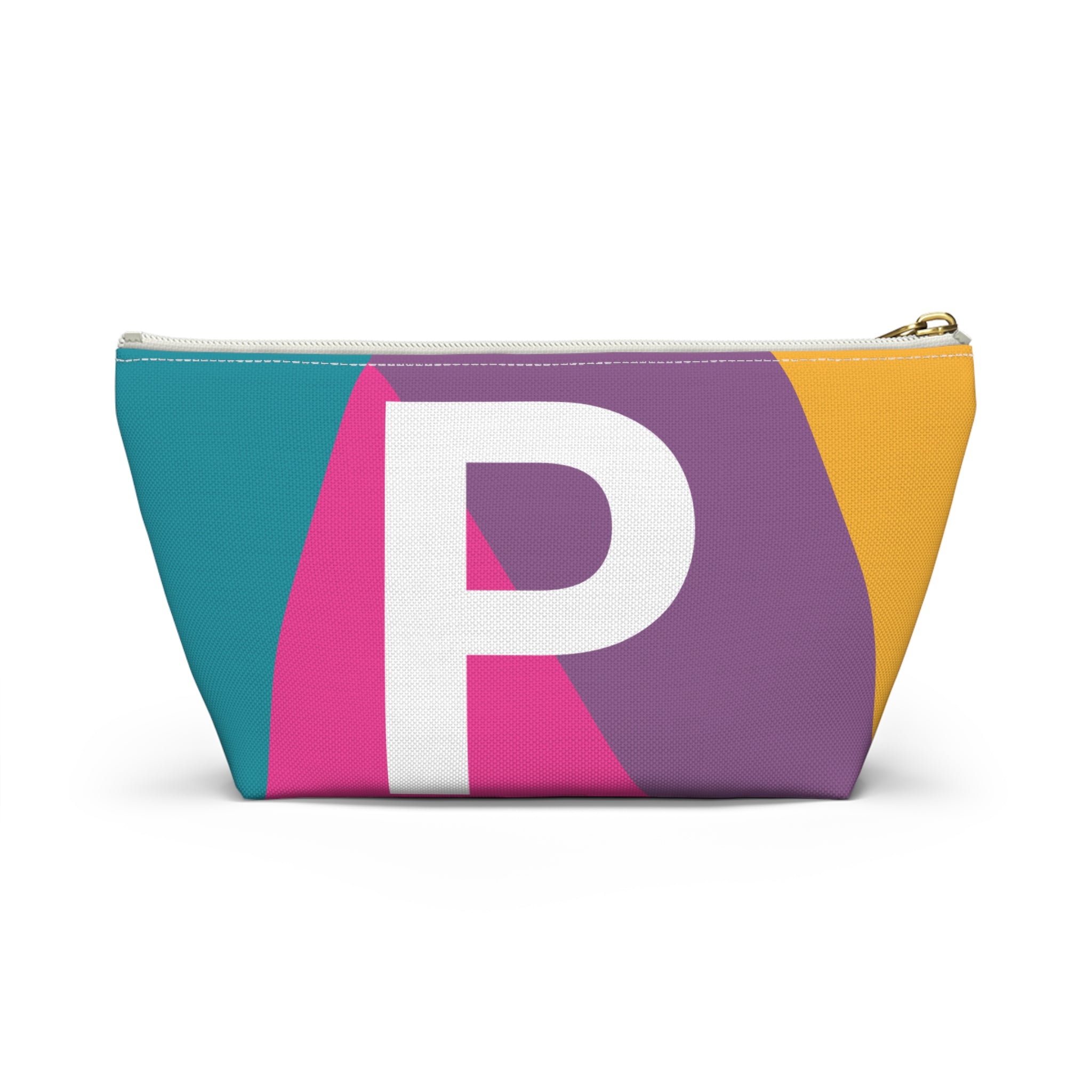 Colorblock Accessory Pouch — Monogram P T-Bottom Cosmetic Bag