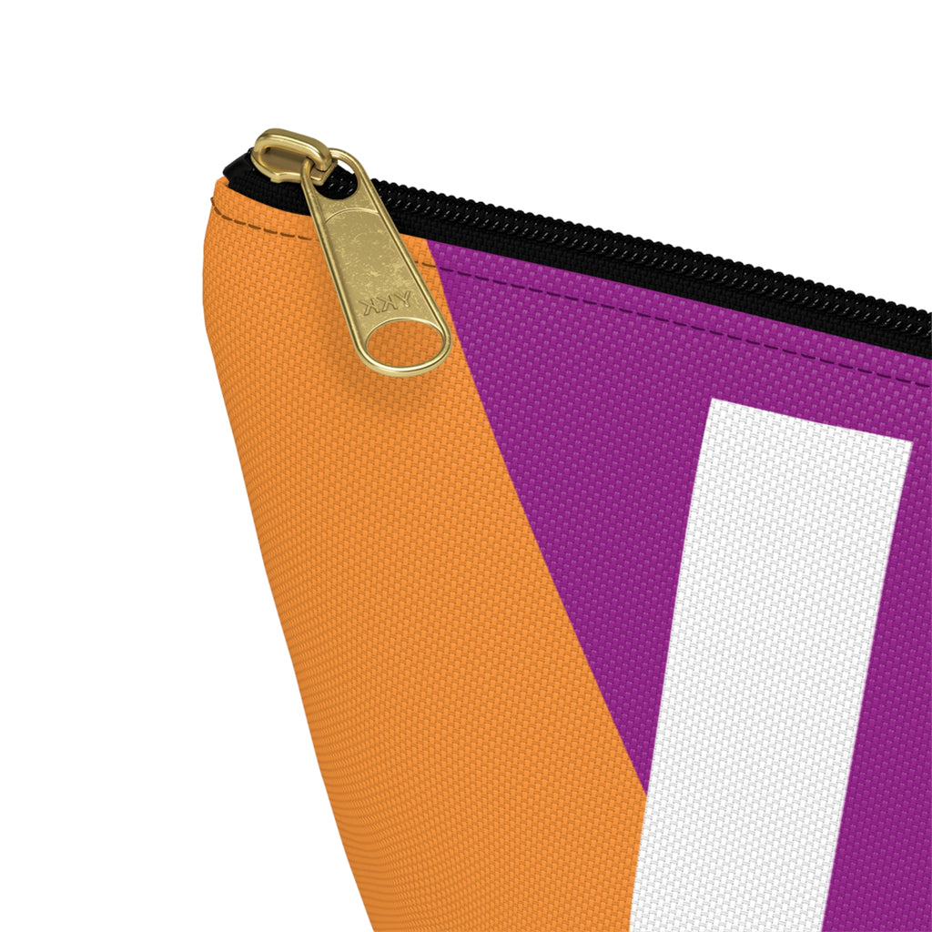 Colorblock Accessory Pouch — Monogram U T-Bottom Cosmetic Bag