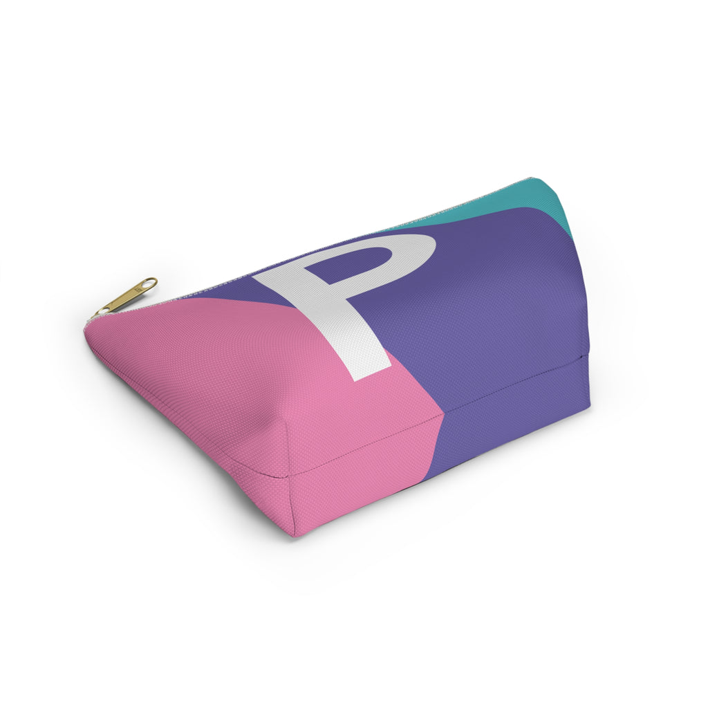 Colorblock Accessory Pouch — Monogram P T-Bottom Cosmetic Bag