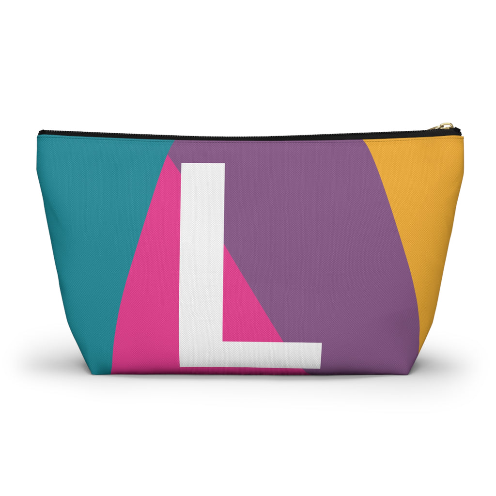 Colorblock Accessory Pouch — Monogram L T-Bottom Cosmetic Bag