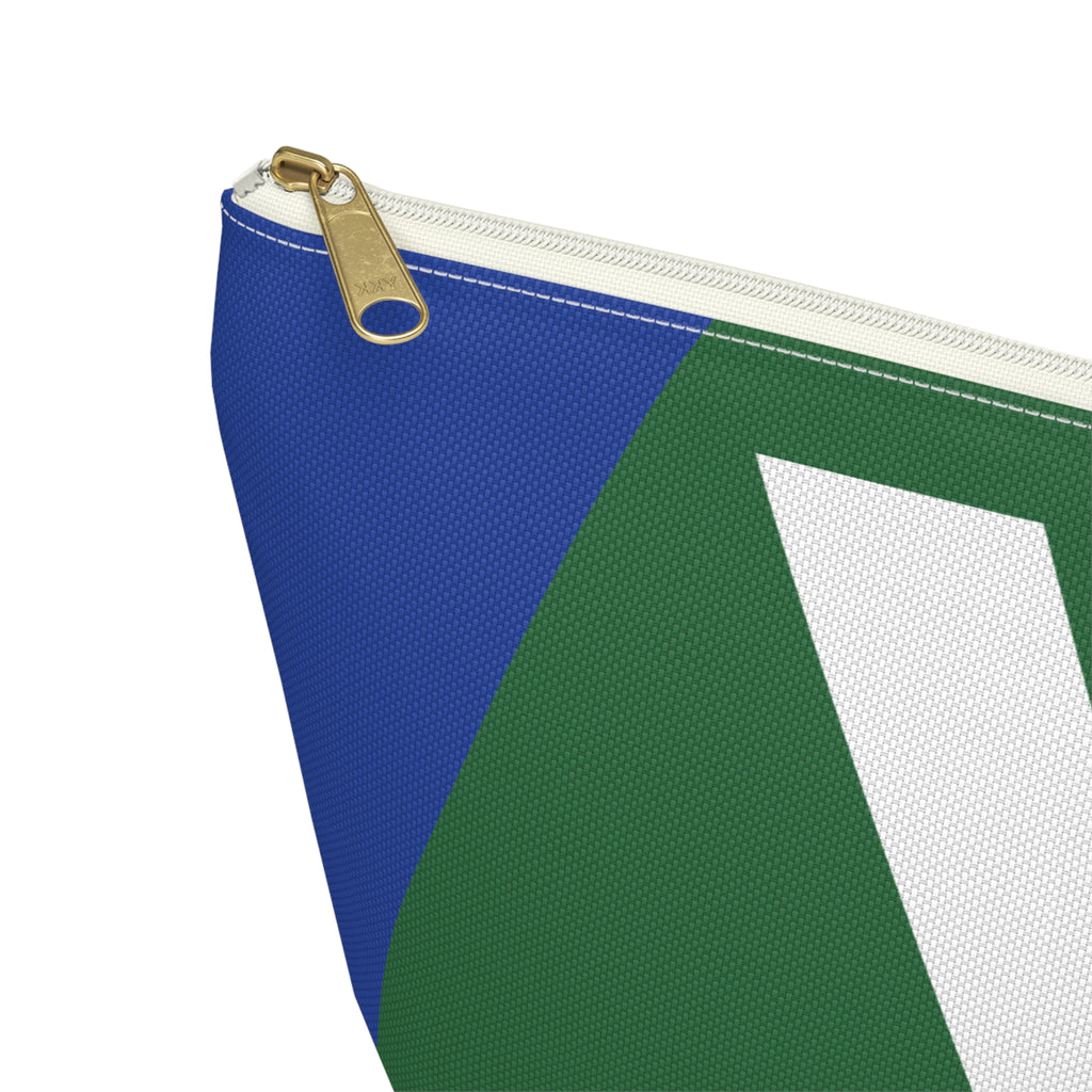 Colorblock Accessory Pouch — Monogram Y T-Bottom Cosmetic Bag