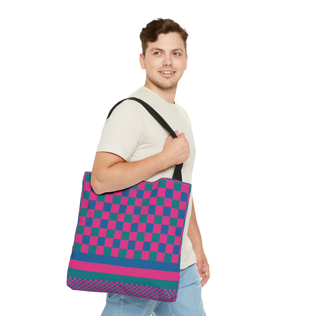 Colorblock Tote Bag