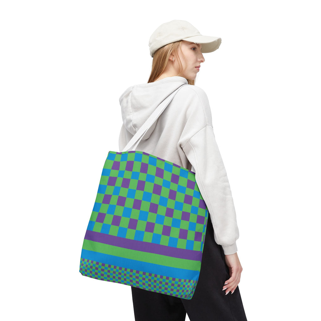 Colorblock Tote Bag