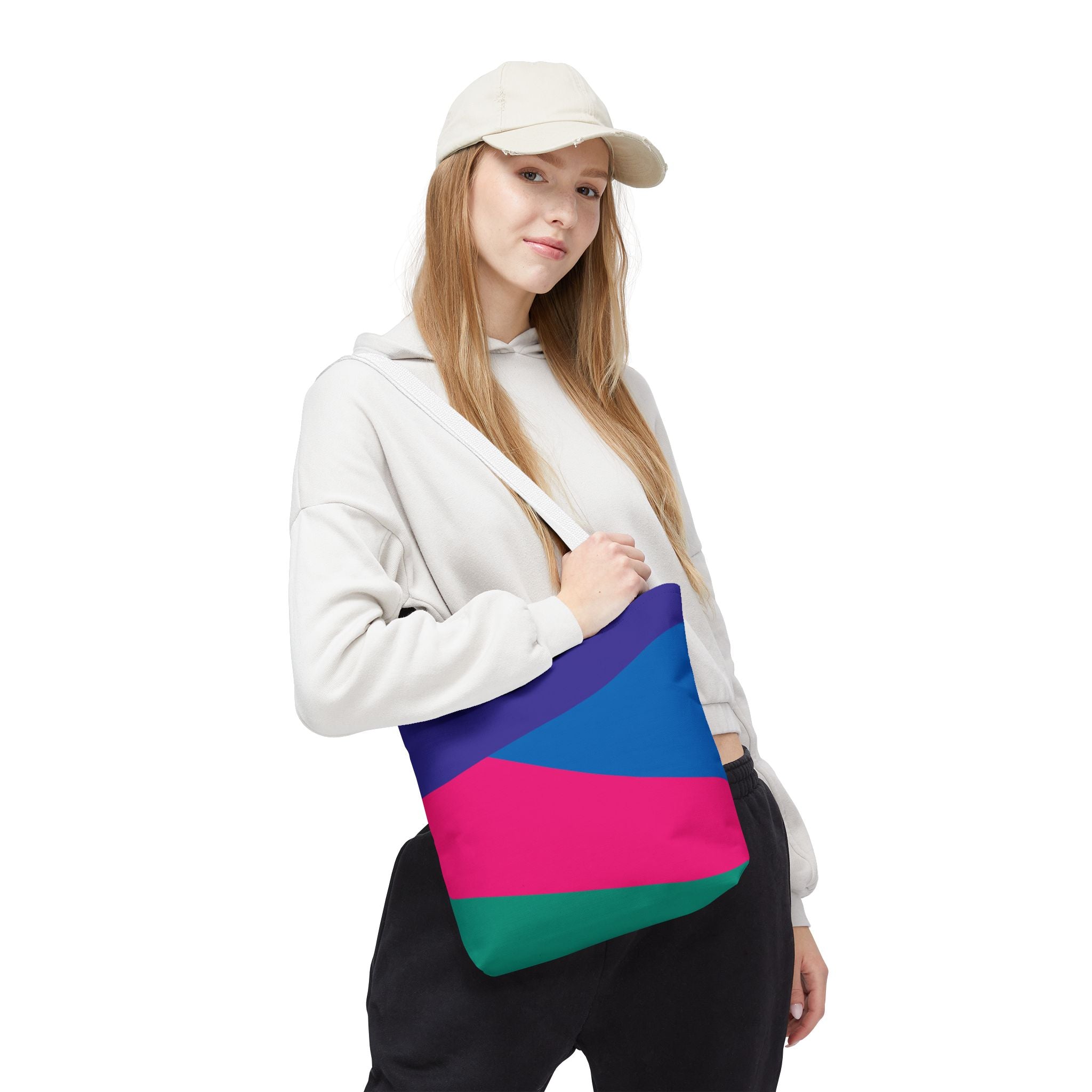Colorblock Tote Bag
