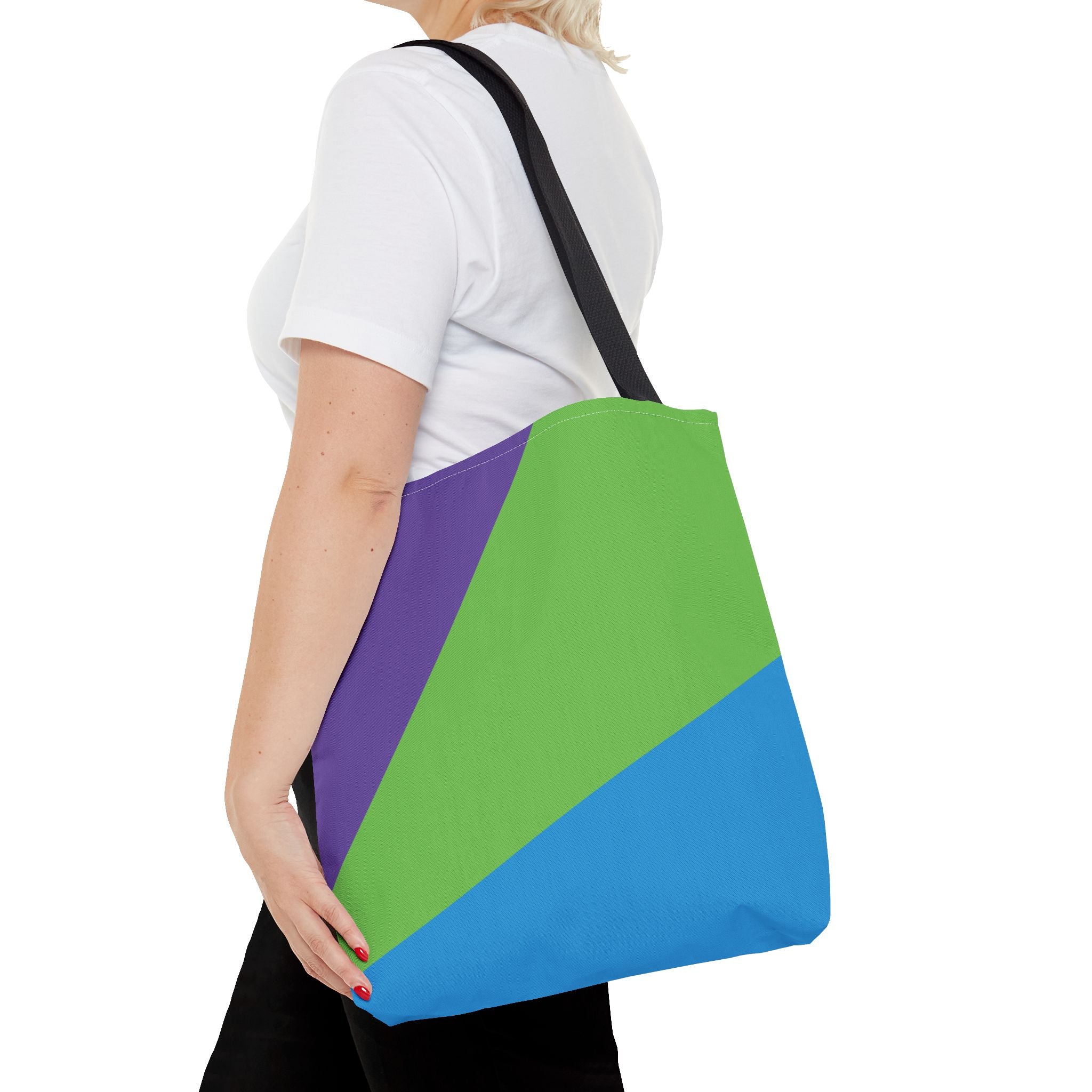 Colorblock Tote Bag