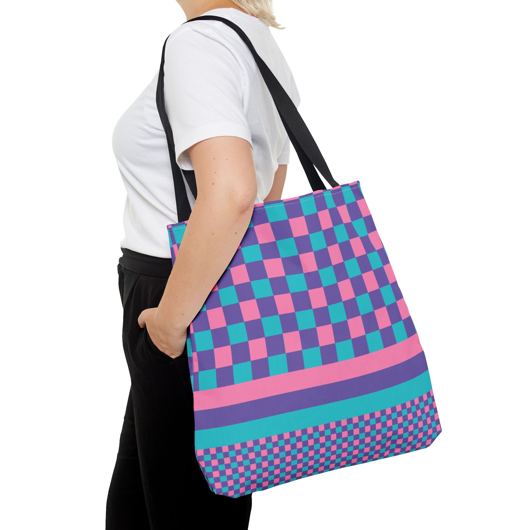 Colorblock Tote Bag