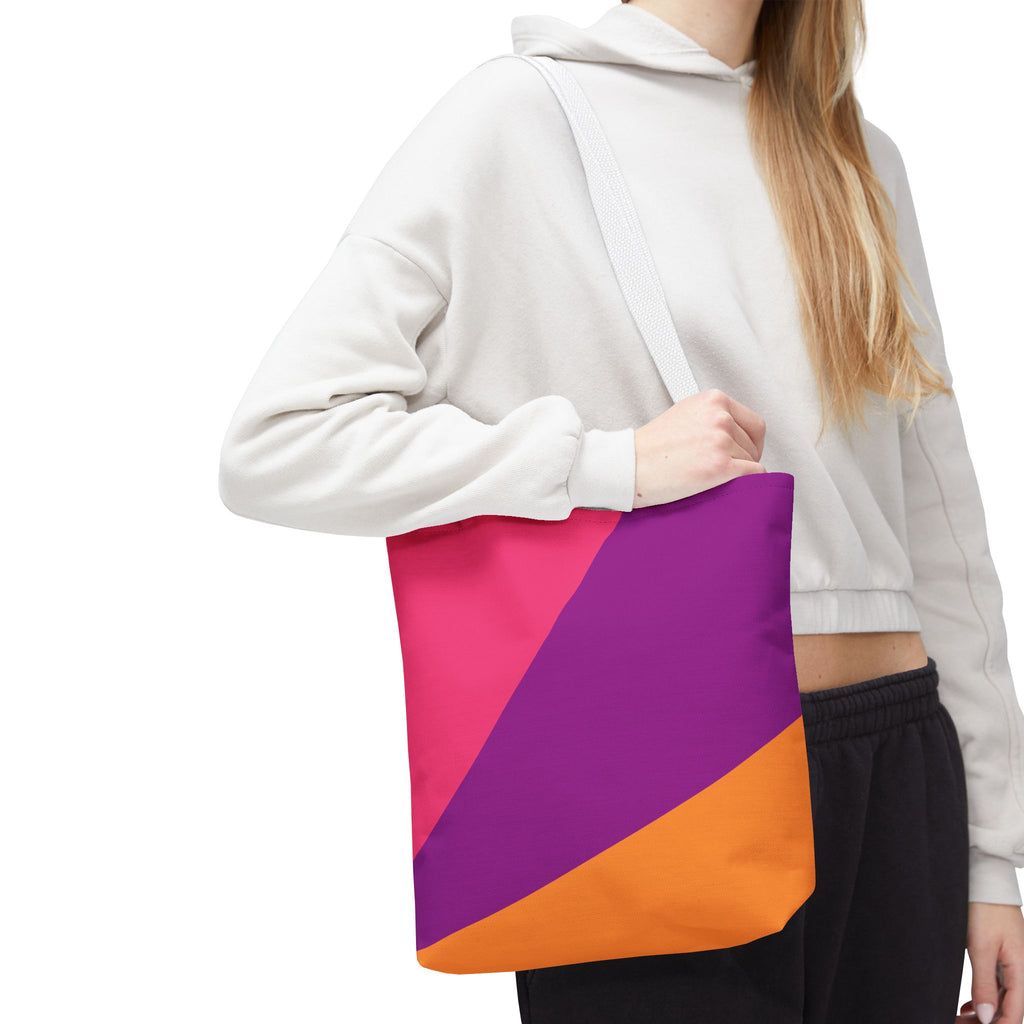 Colorblock Tote Bag