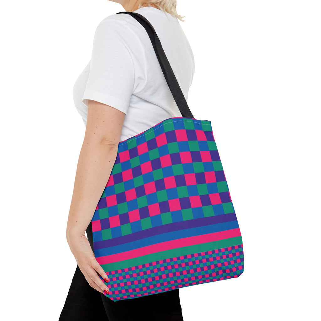 Colorblock Tote Bag