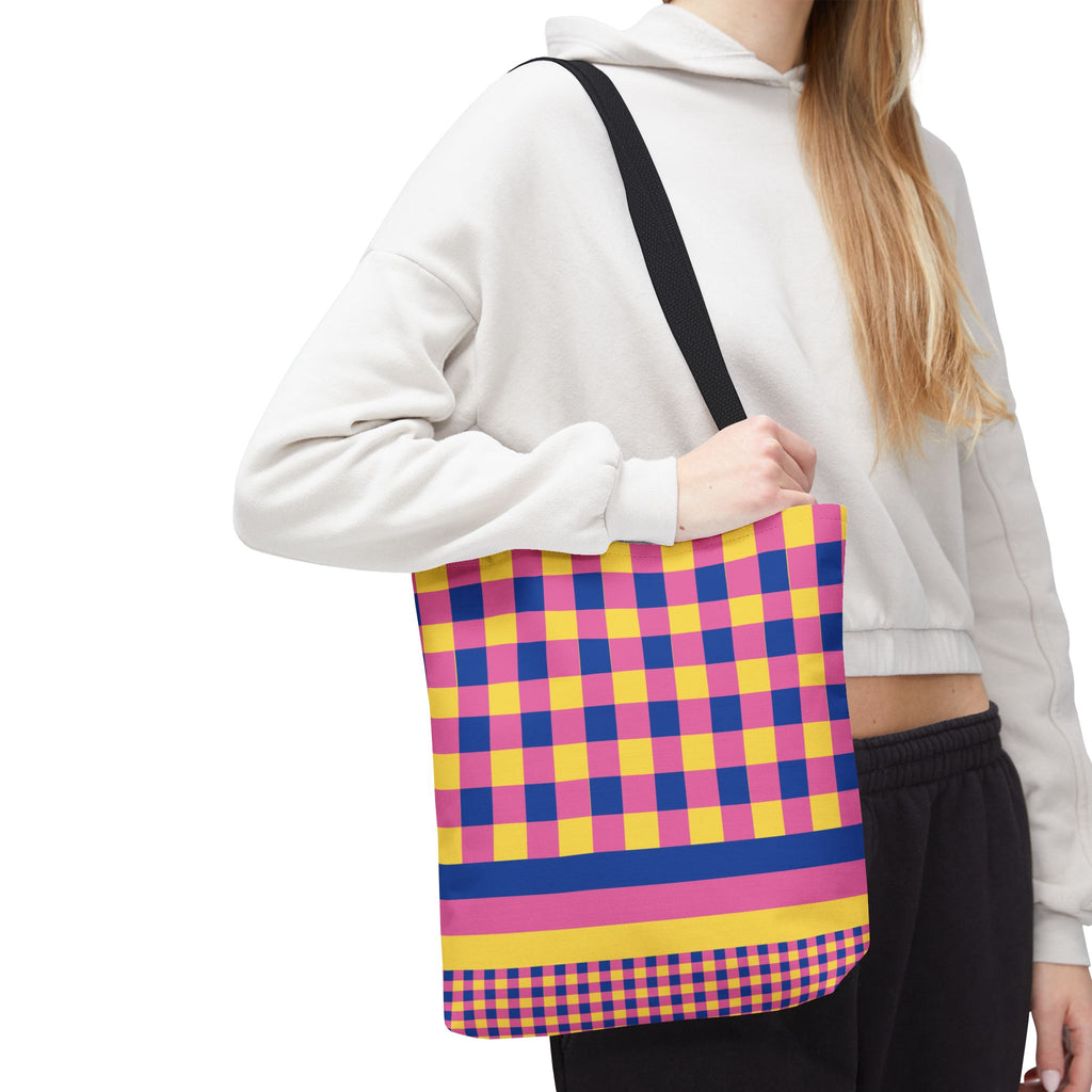 Colorblock Tote Bag