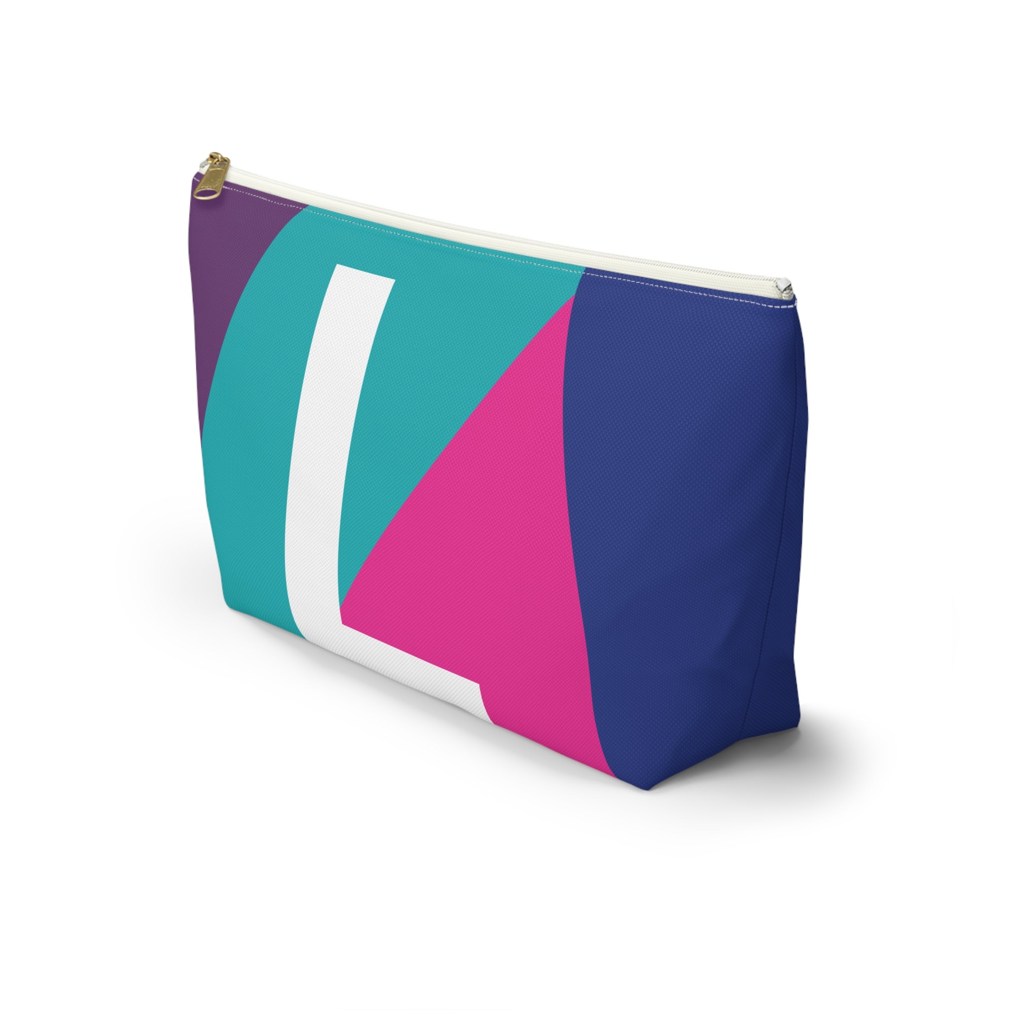 Colorblock Accessory Pouch — Monogram L T-Bottom Cosmetic Bag