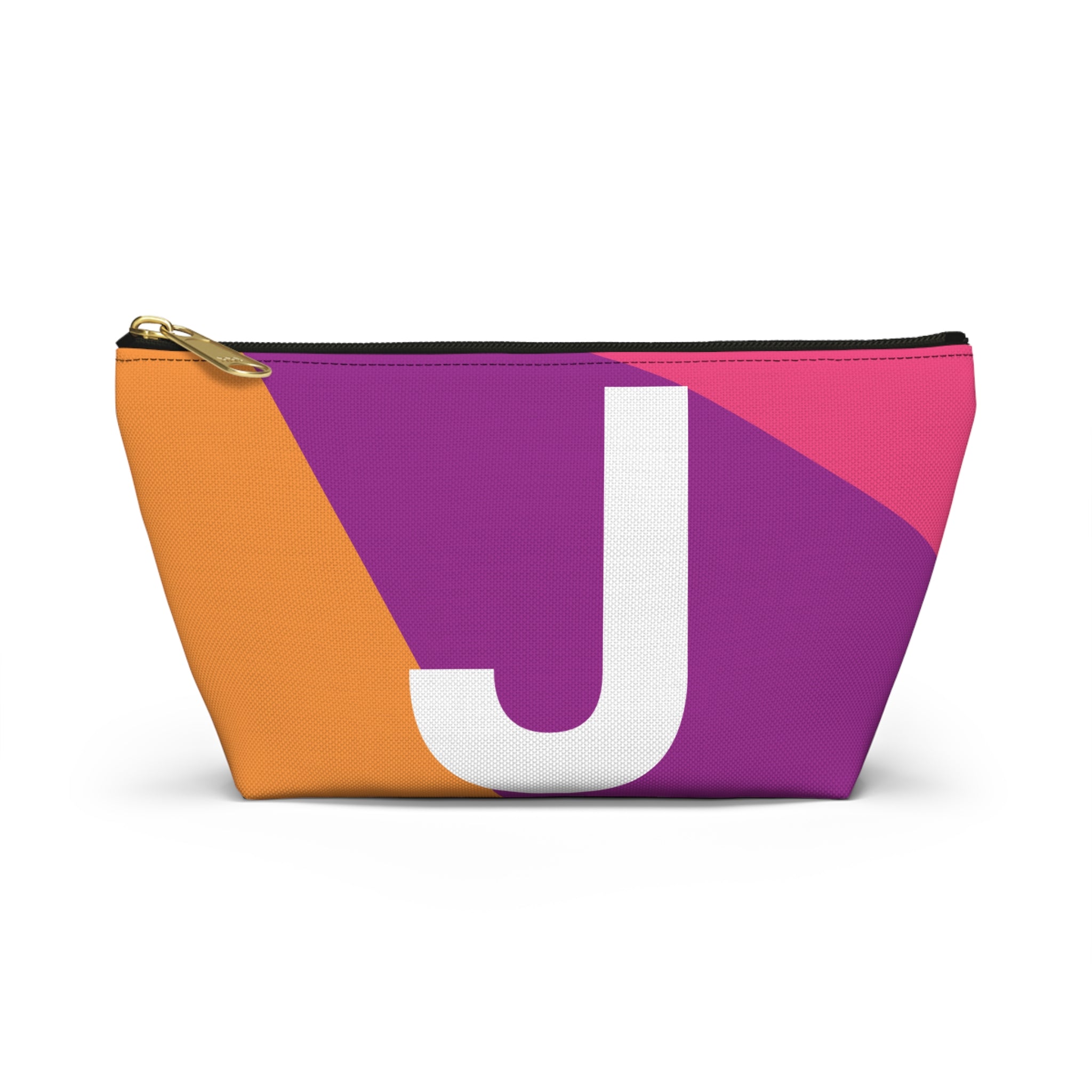 Colorblock Accessory Pouch — Monogram J T-Bottom Cosmetic Bag
