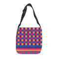 Colorblock Geometric Tote Bag