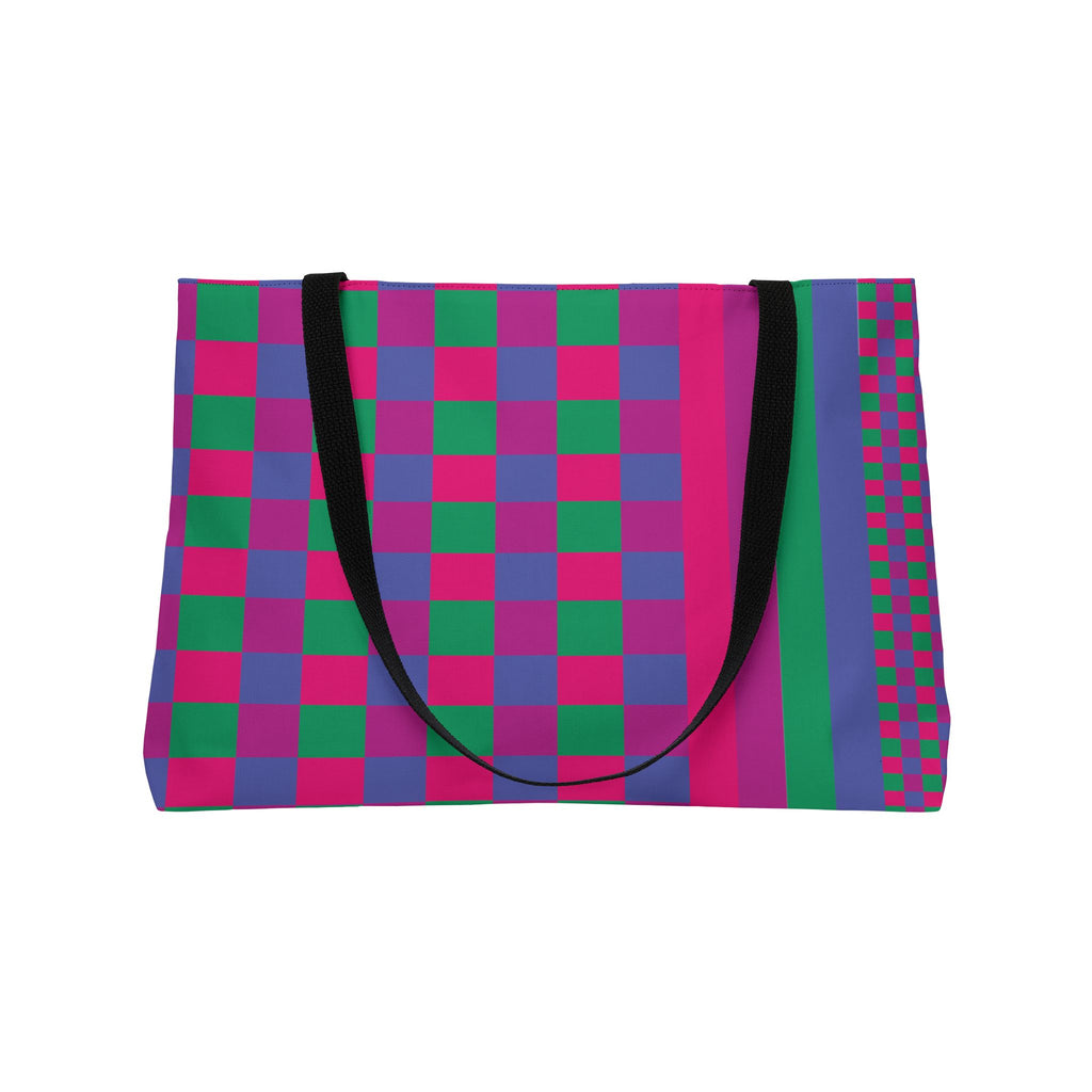 Colorblock Tote Bag