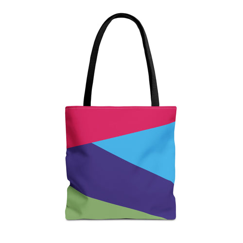 Colorblock Tote Bag
