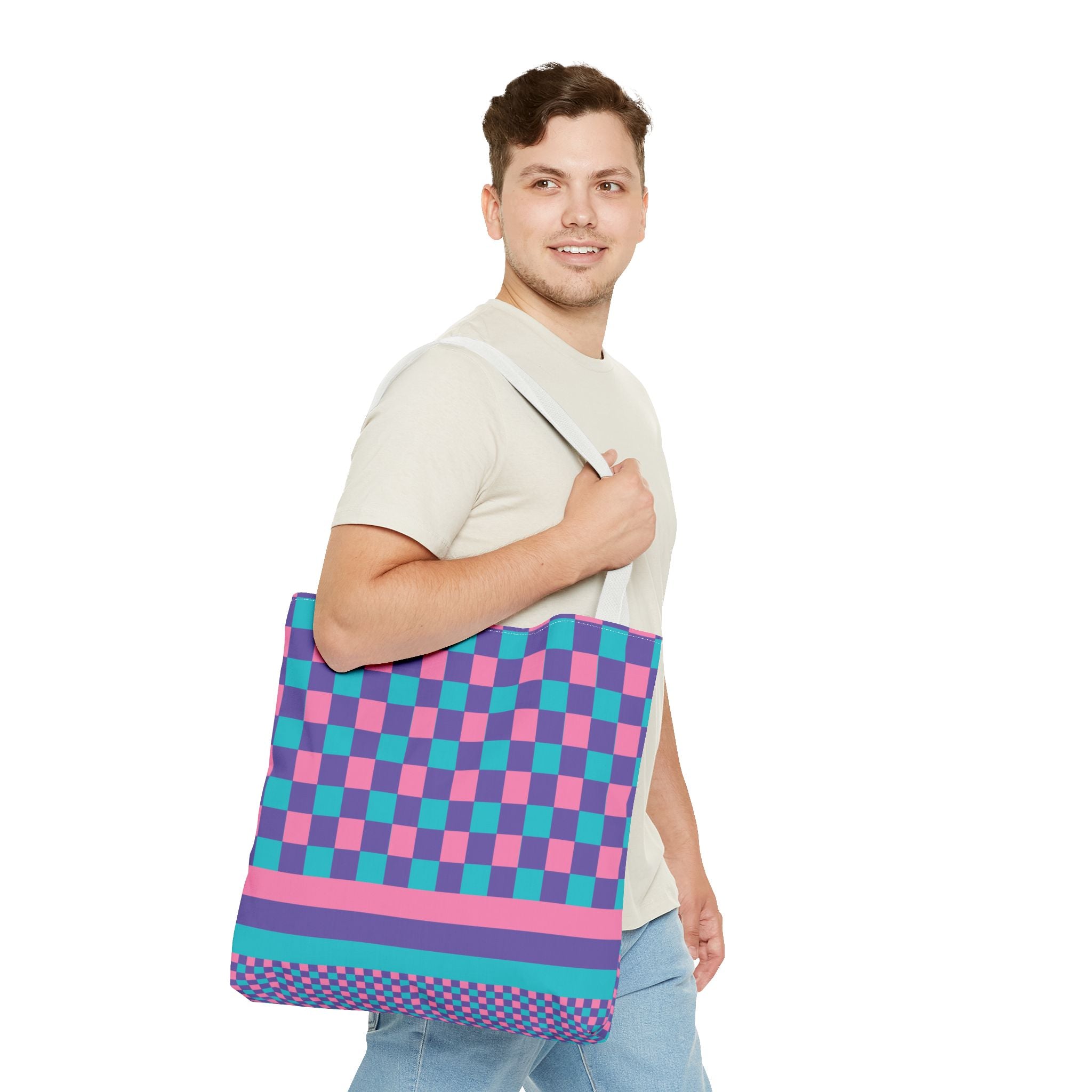 Colorblock Tote Bag