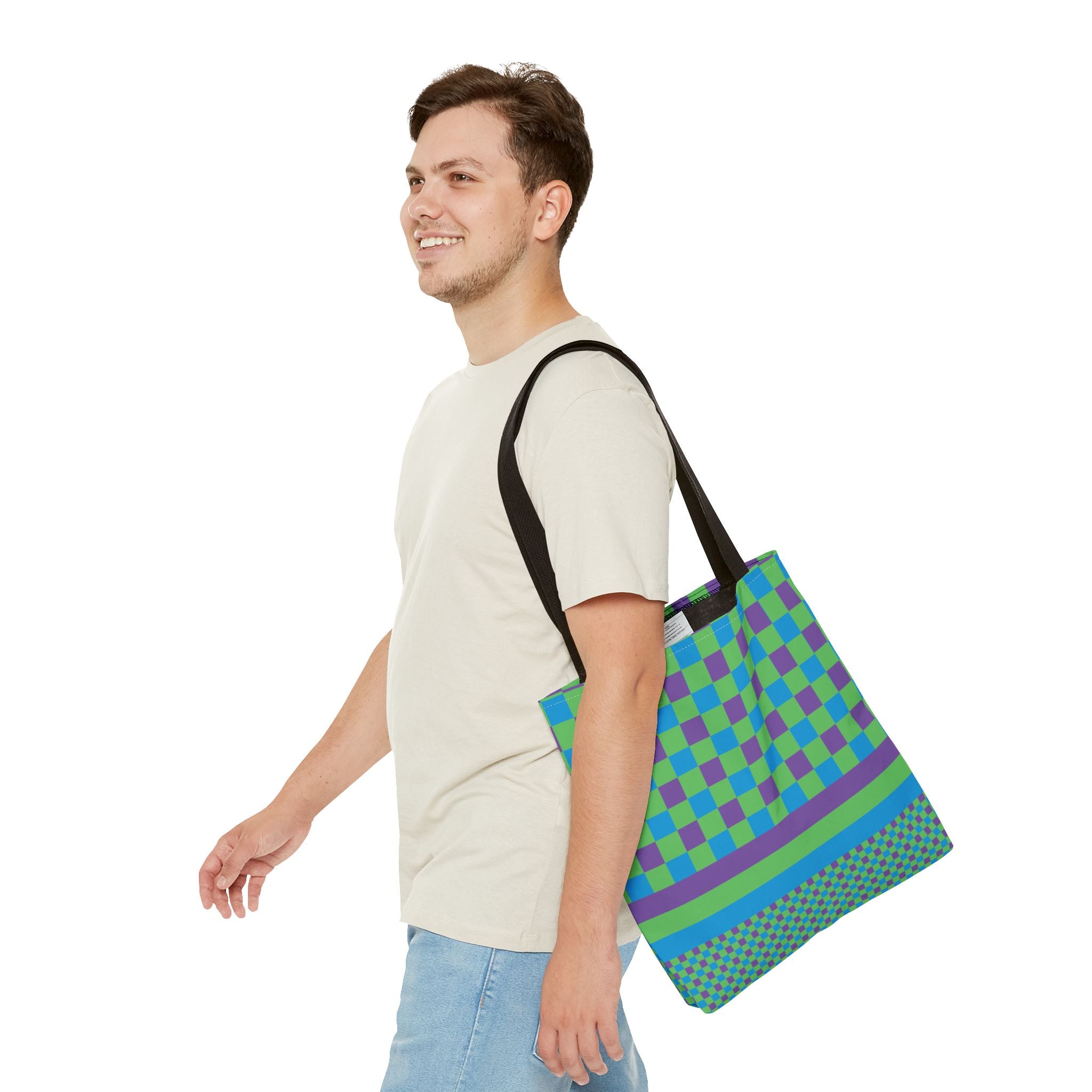 Colorblock Tote Bag
