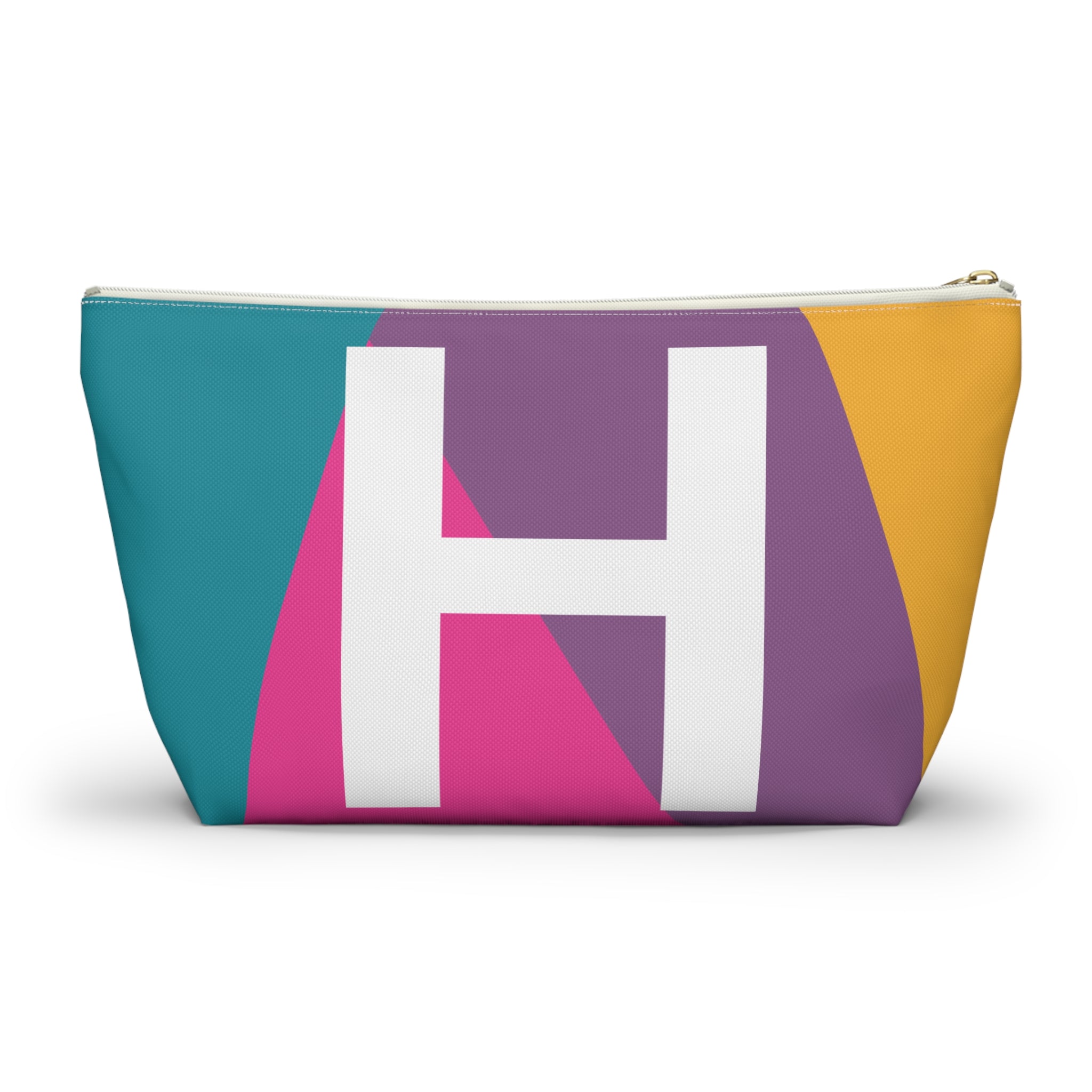 Colorblock Accessory Pouch — Monogram H T-Bottom Cosmetic Bag