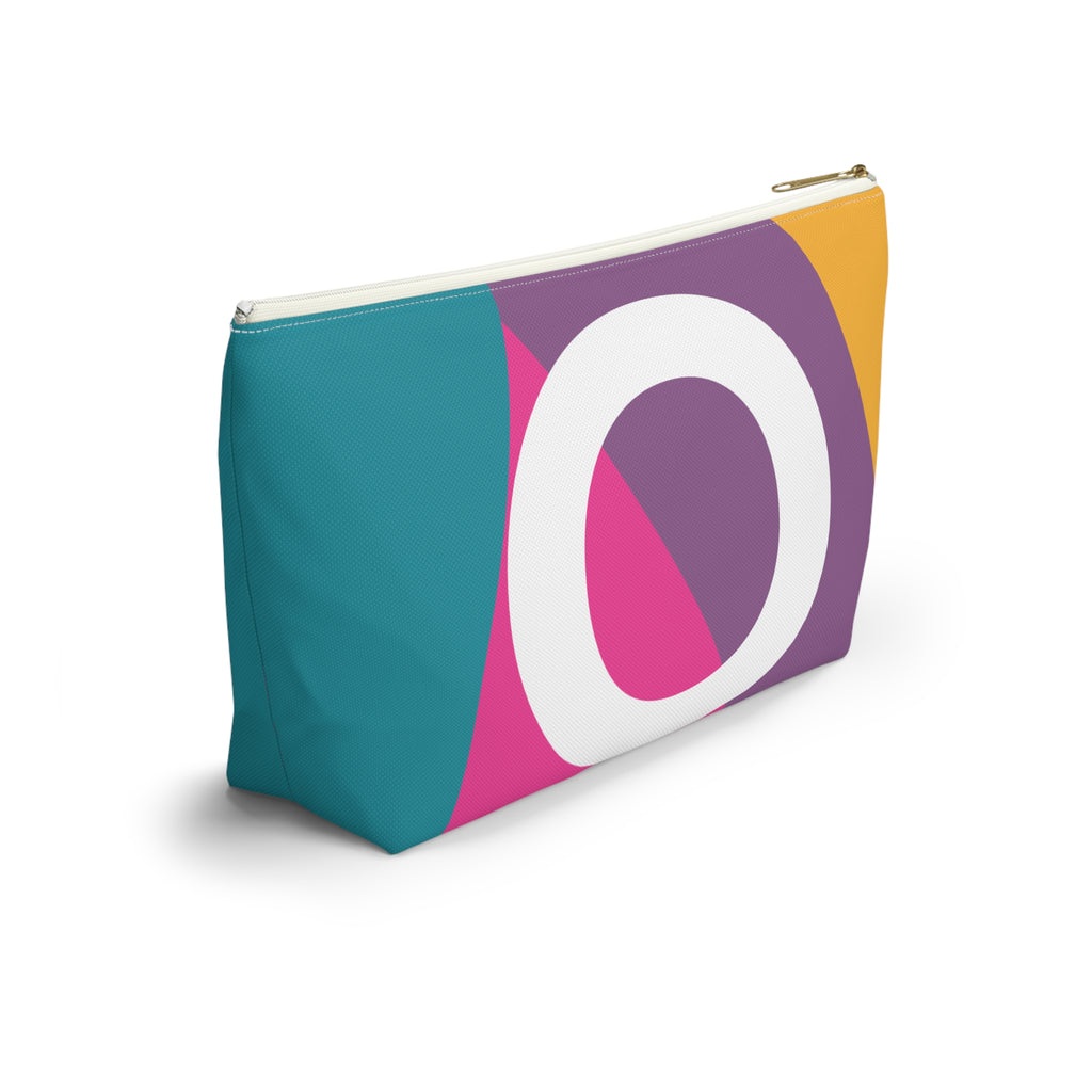 Colorblock Accessory Pouch — Monogram O T-Bottom Cosmetic Bag