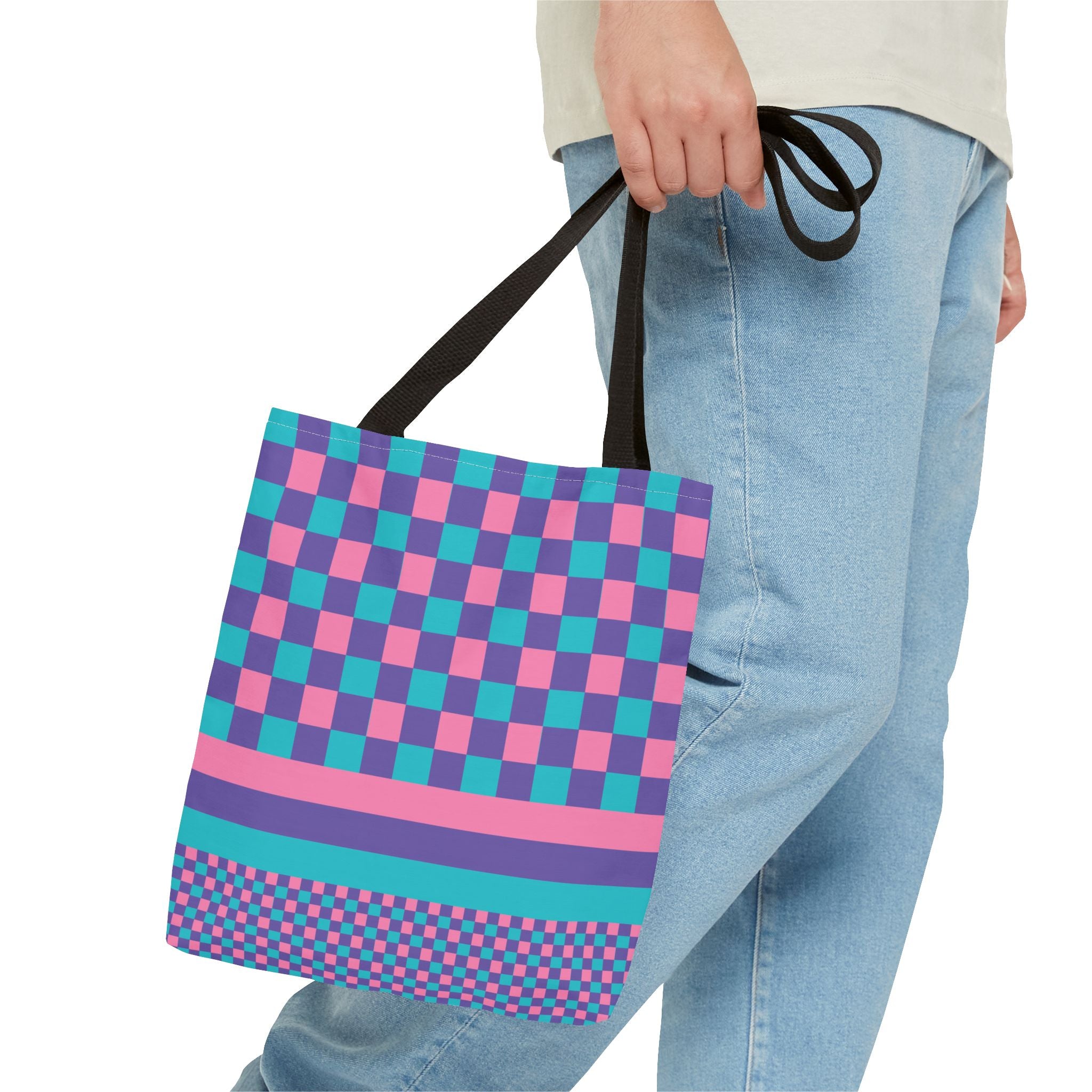 Colorblock Tote Bag
