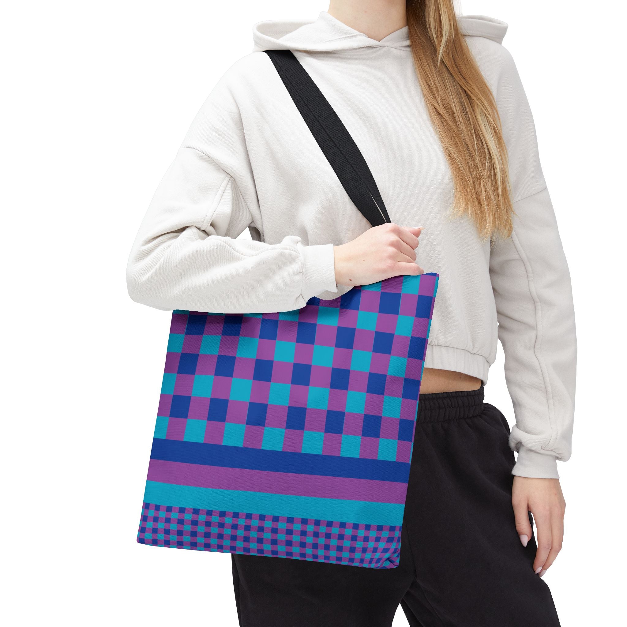 Colorblock Tote Bag