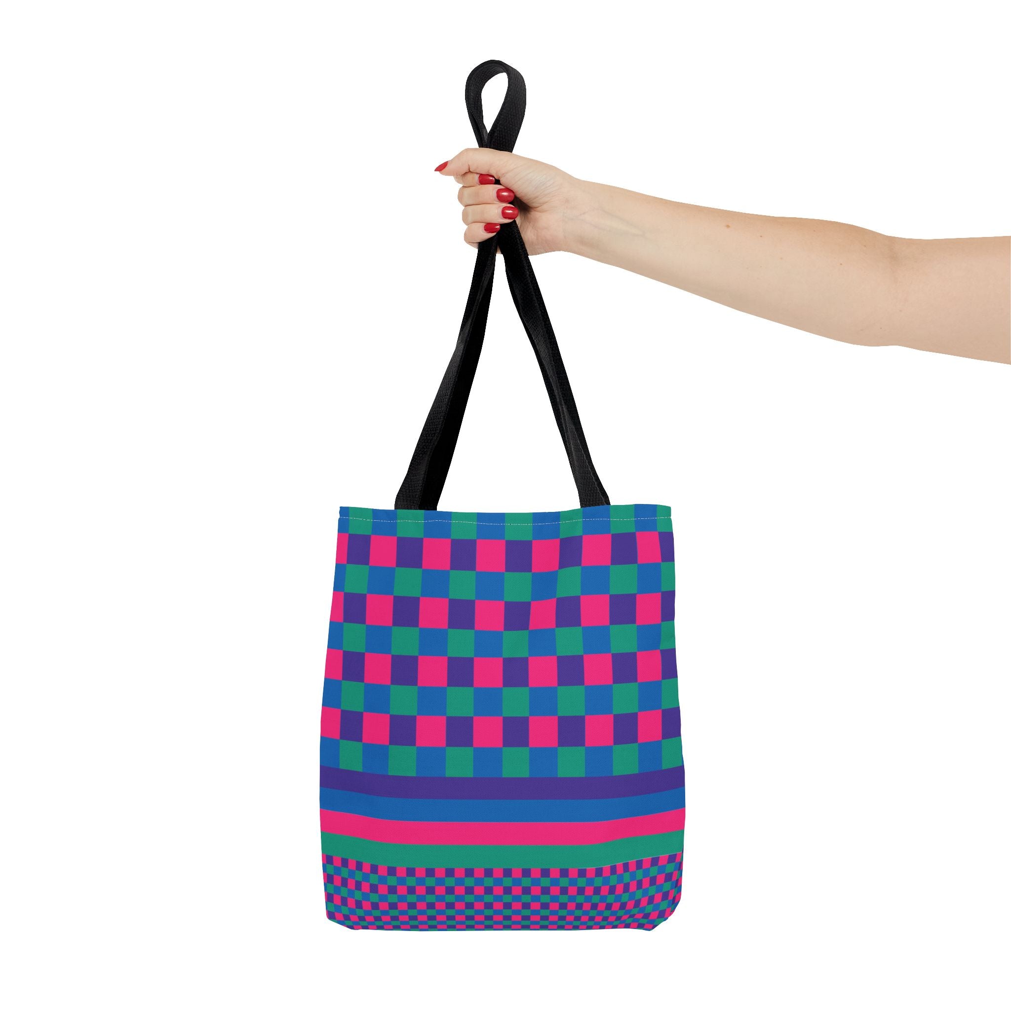 Colorblock Tote Bag