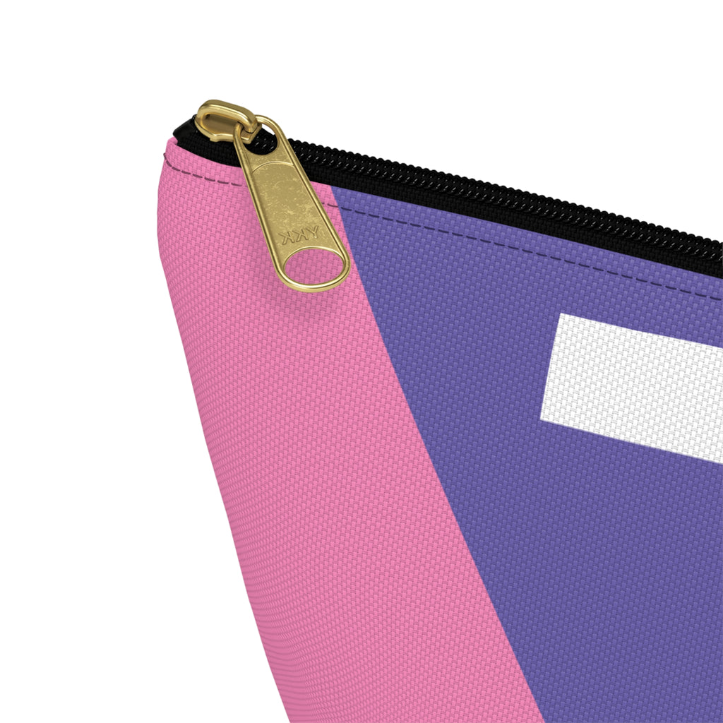 Colorblock Accessory Pouch — Monogram T T-Bottom Cosmetic Bag