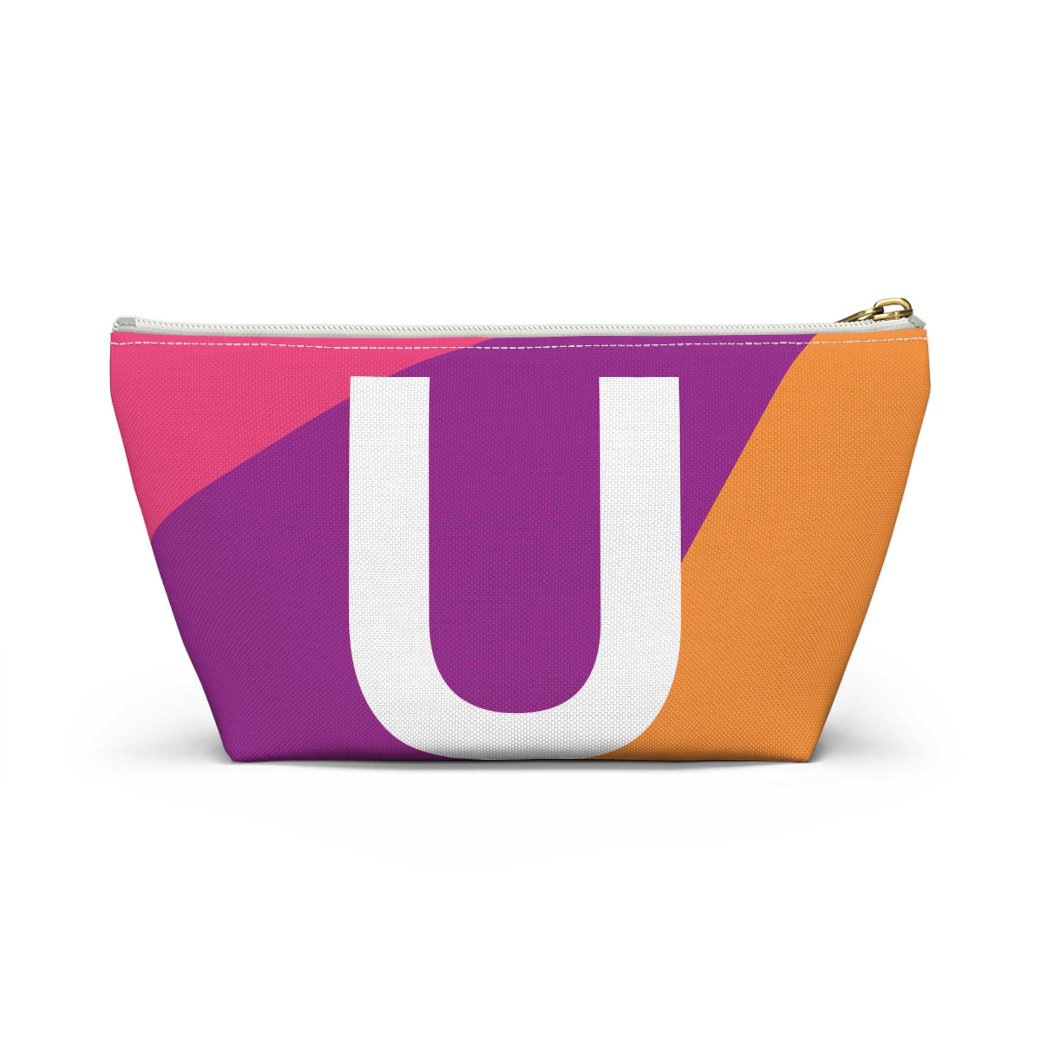 Colorblock Accessory Pouch — Monogram U T-Bottom Cosmetic Bag