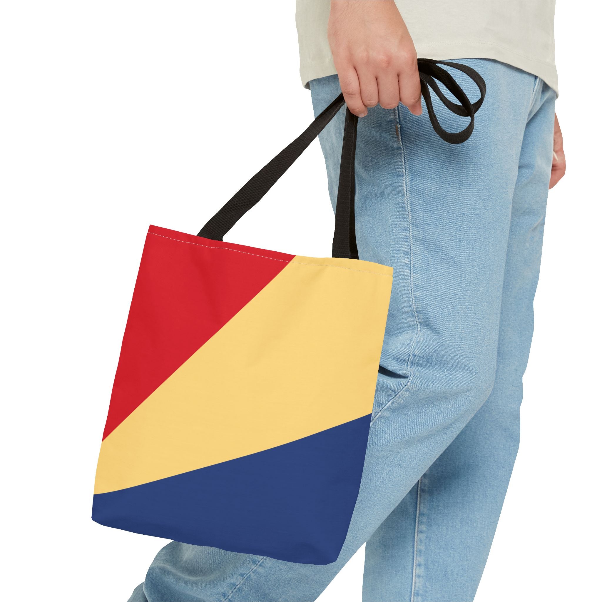 Colorblock Tote Bag