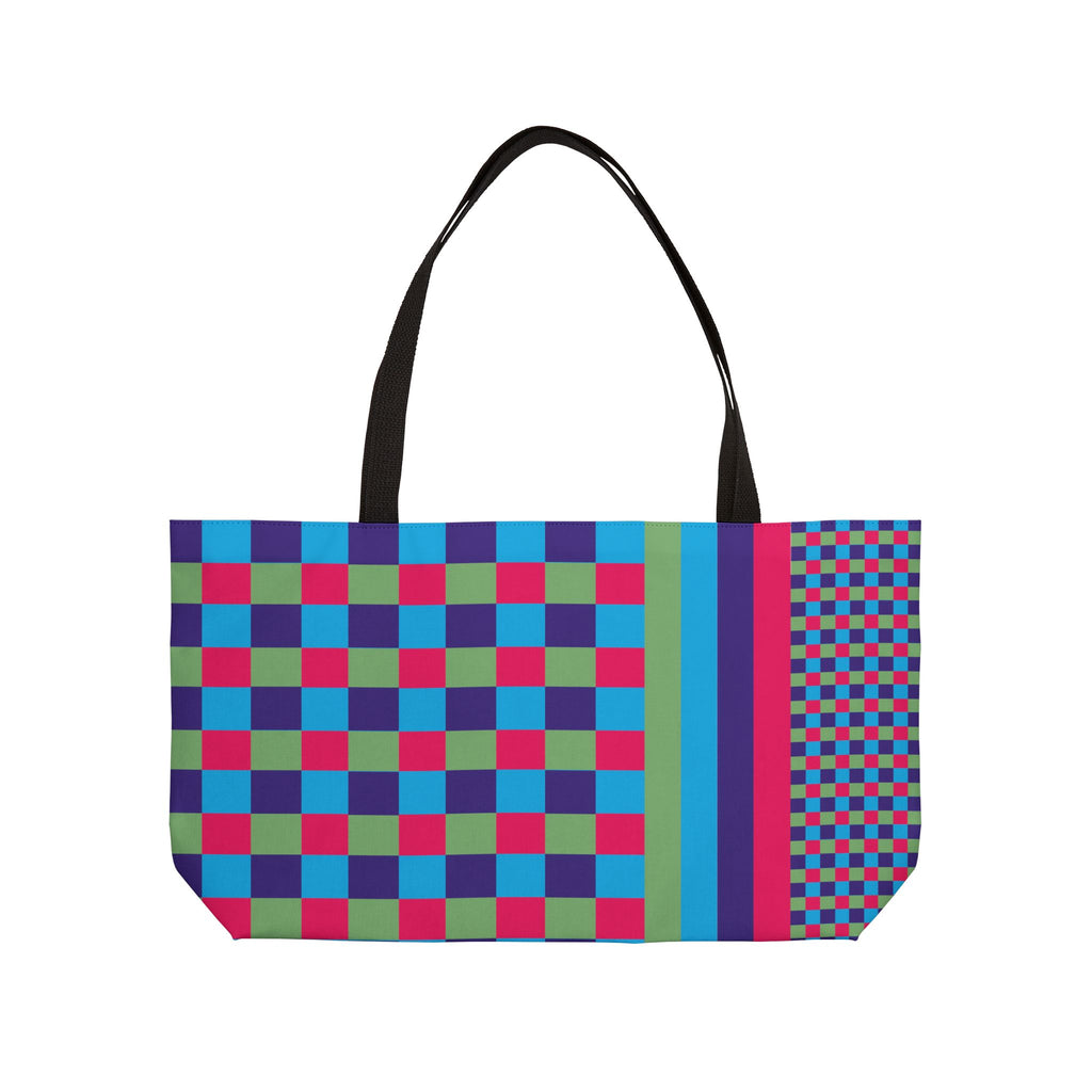 Colorblock Tote Bag