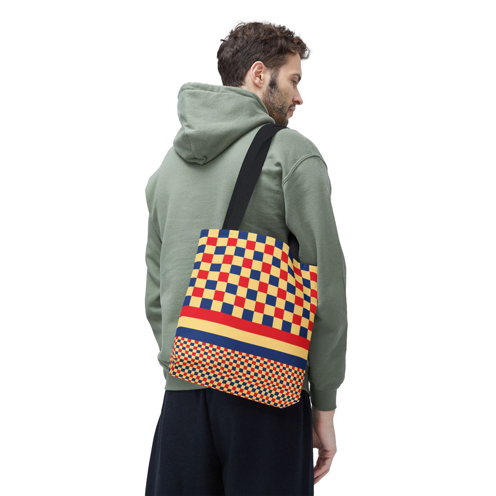 Colorblock Tote Bag