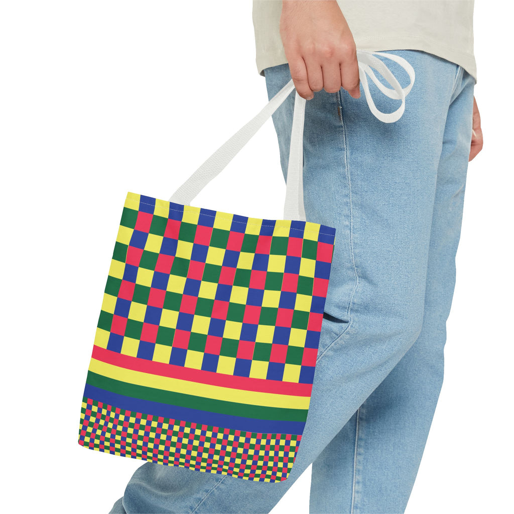 Colorblock Tote Bag