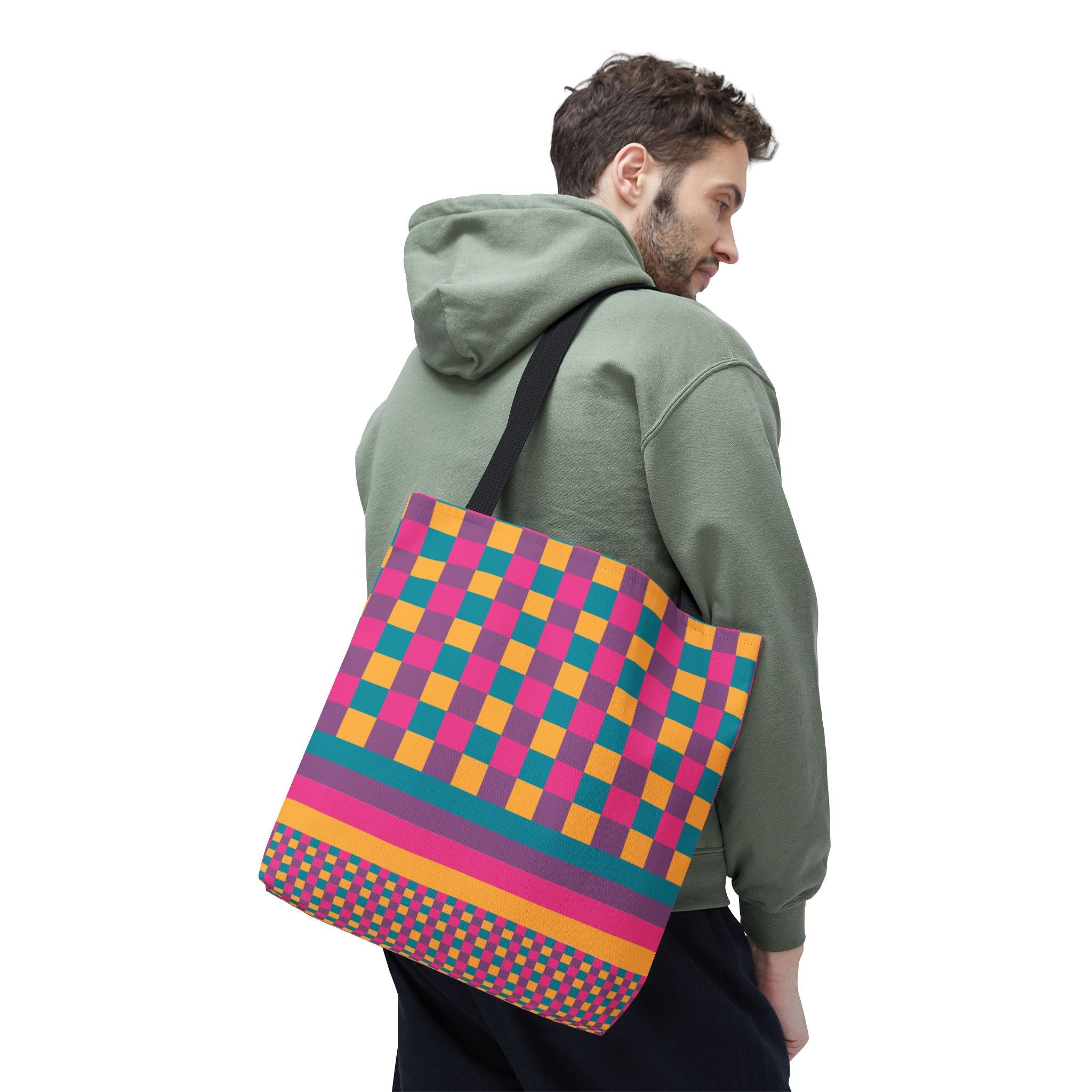 Colorblock Tote Bag