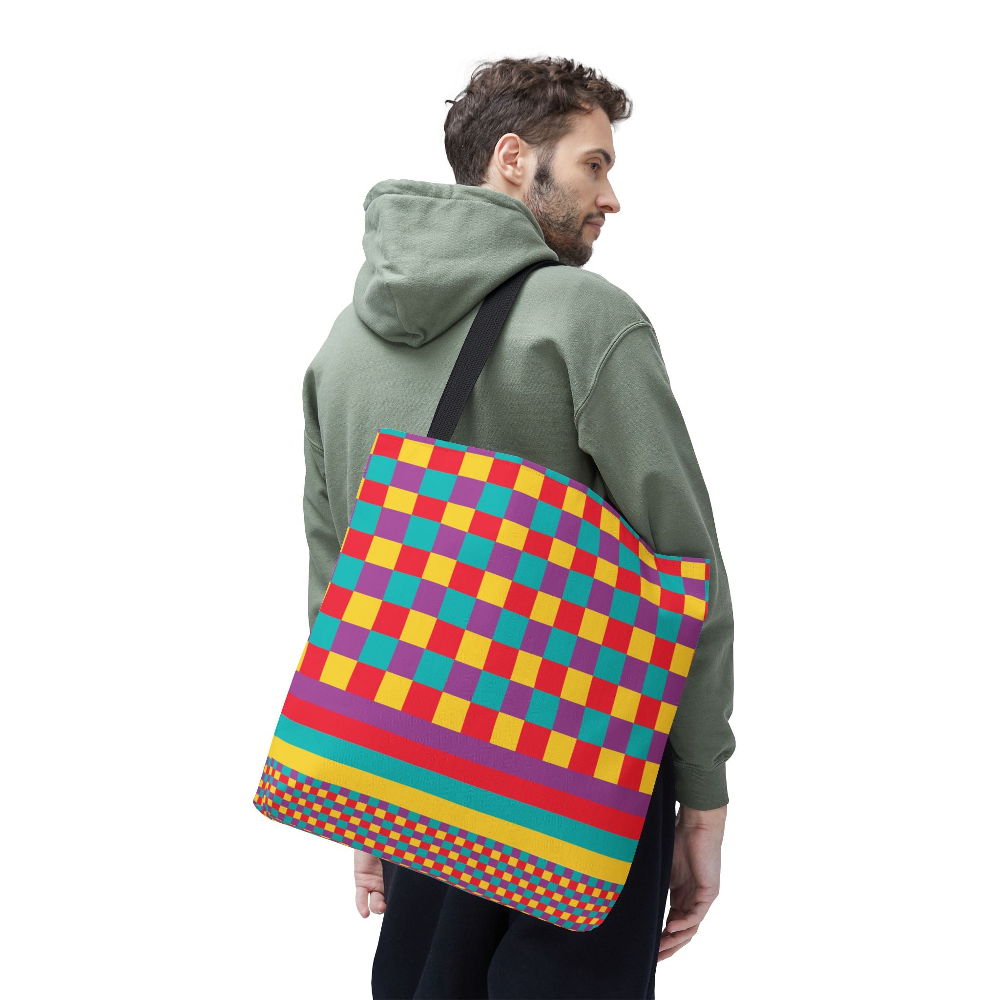 Colorblock Tote Bag