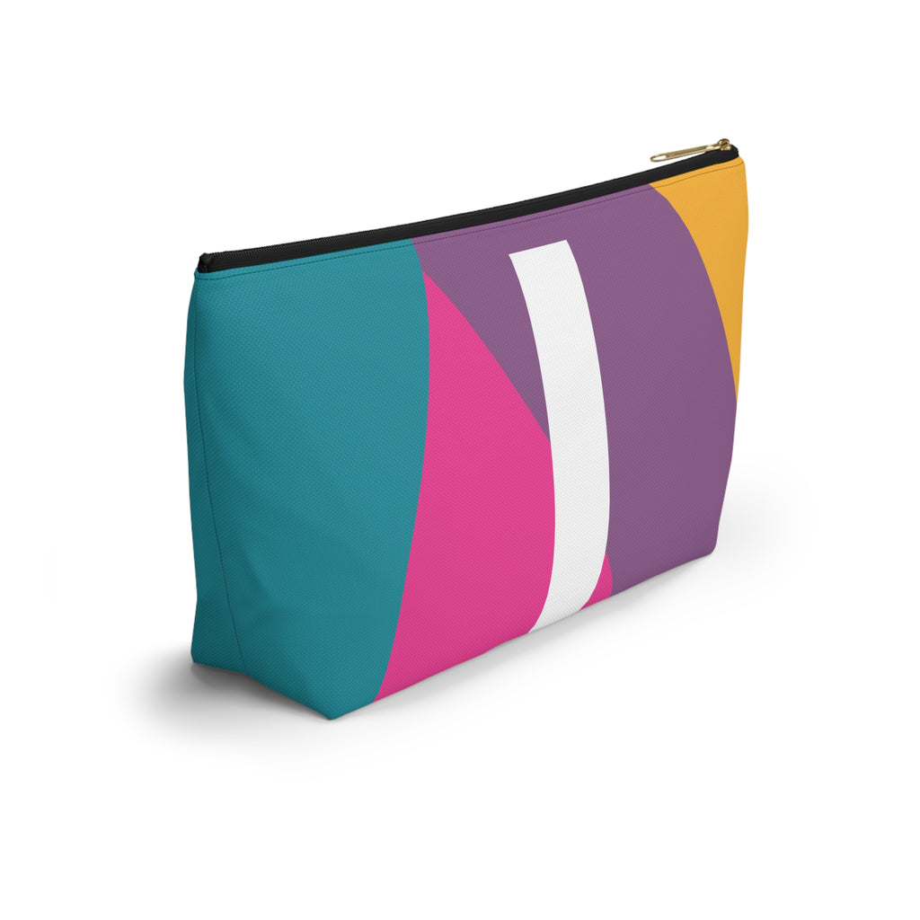 Colorblock Accessory Pouch — Monogram I T-Bottom Cosmetic Bag