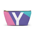 Colorblock Accessory Pouch — Monogram Y T-Bottom Cosmetic Bag