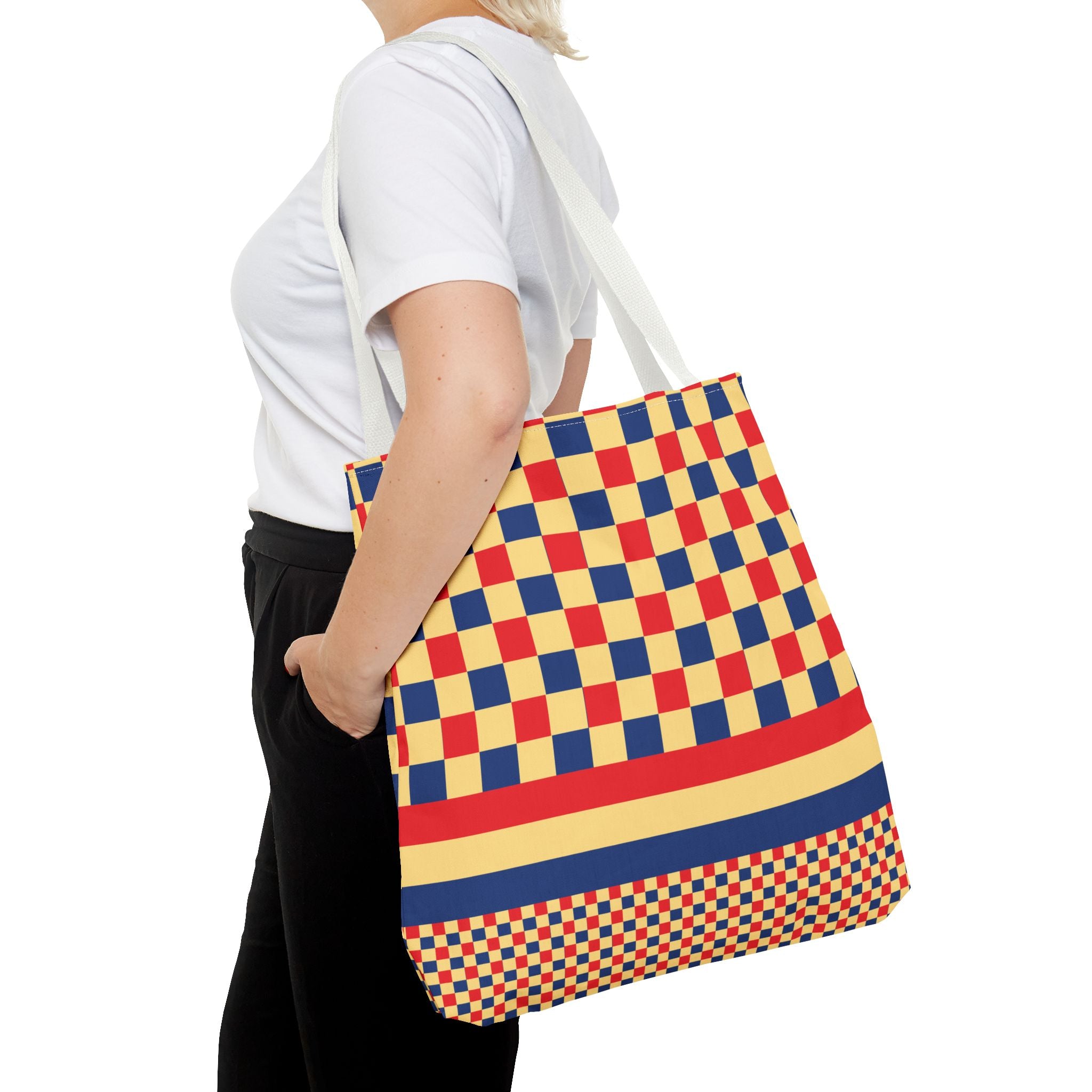 Colorblock Tote Bag