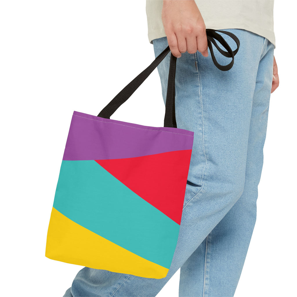 Colorblock Tote Bag