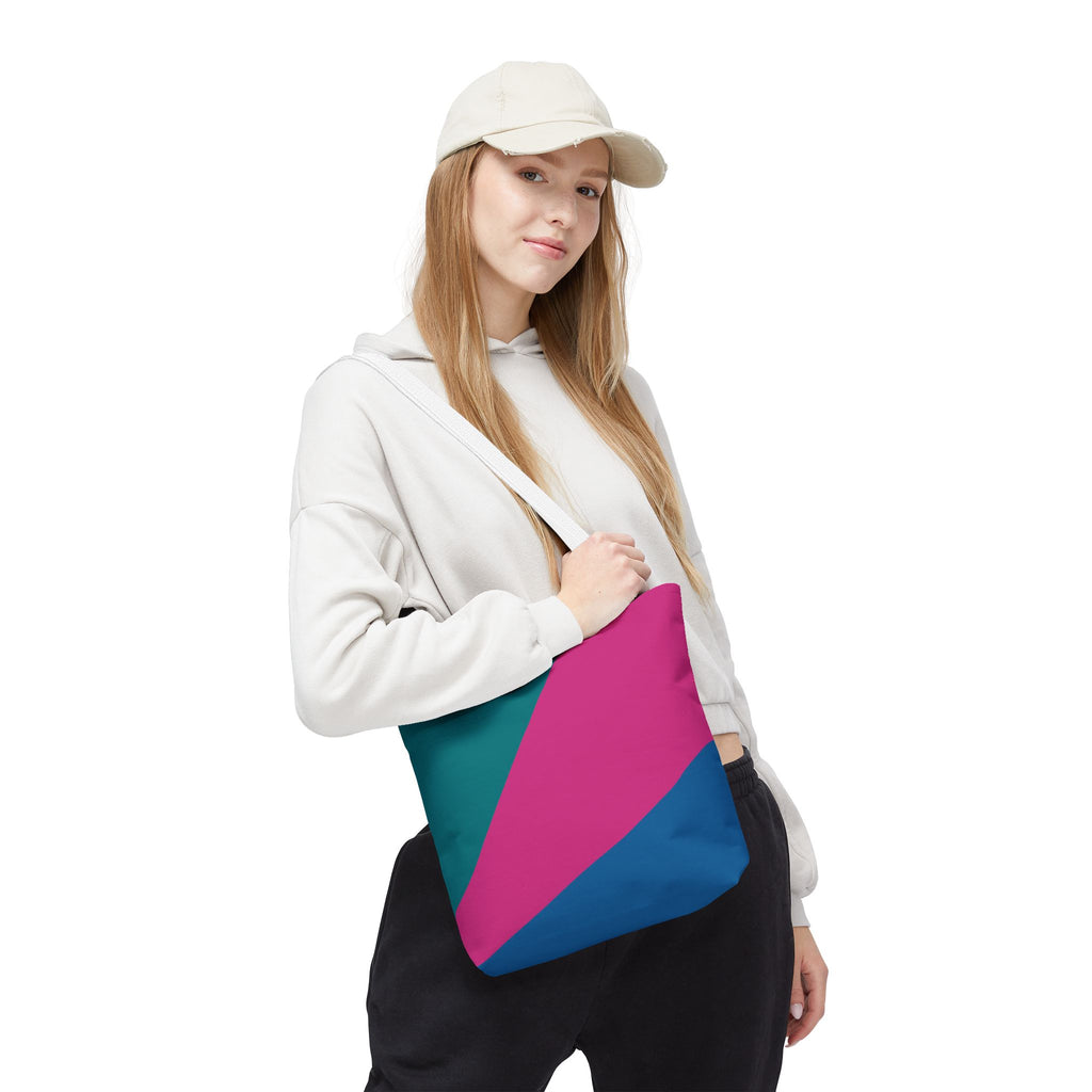 Colorblock Tote Bag