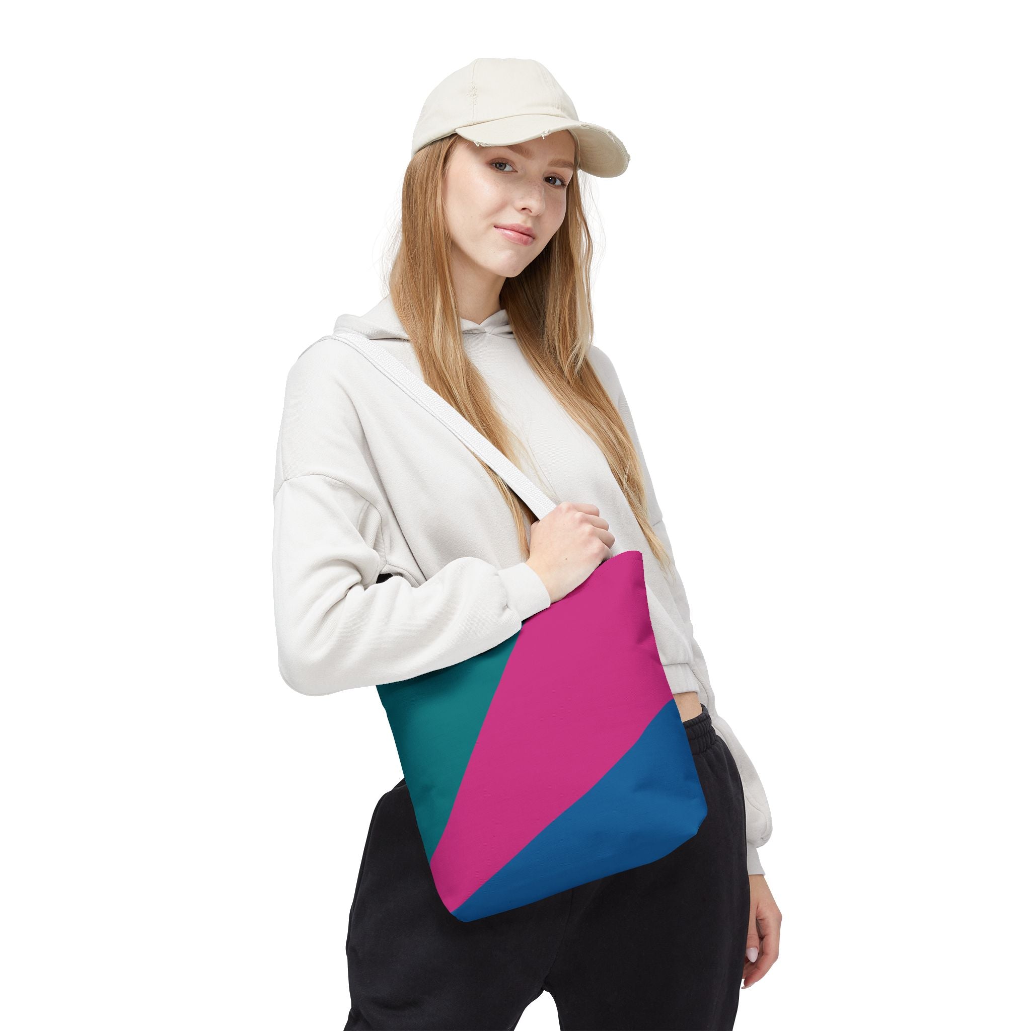 Colorblock Tote Bag