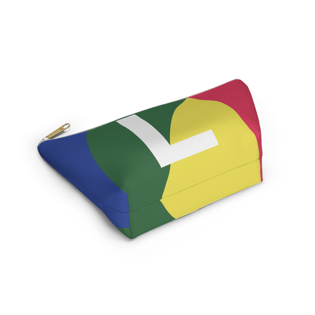 Colorblock Accessory Pouch — Monogram L T-Bottom Cosmetic Bag