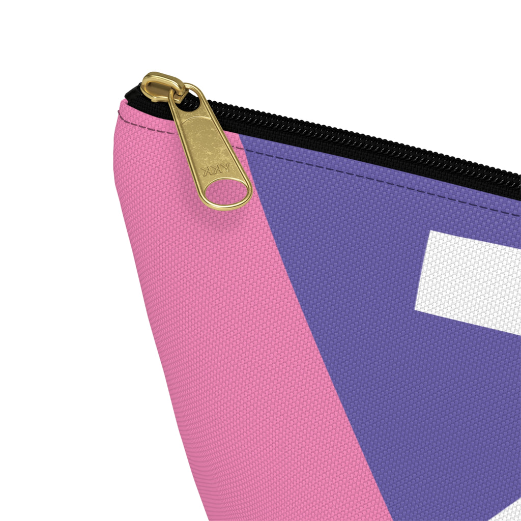 Colorblock Accessory Pouch — Monogram Z T-Bottom Cosmetic Bag