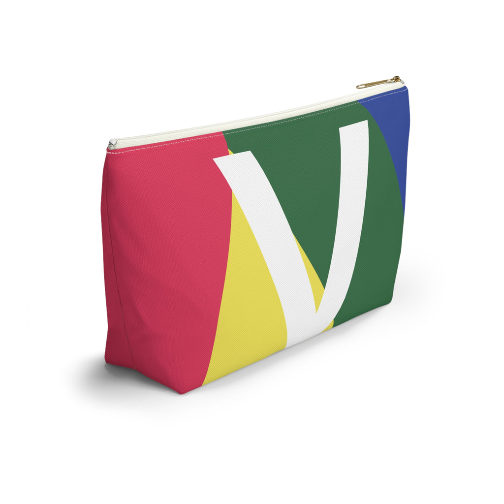 Colorblock Accessory Pouch — Monogram V T-Bottom Cosmetic Bag