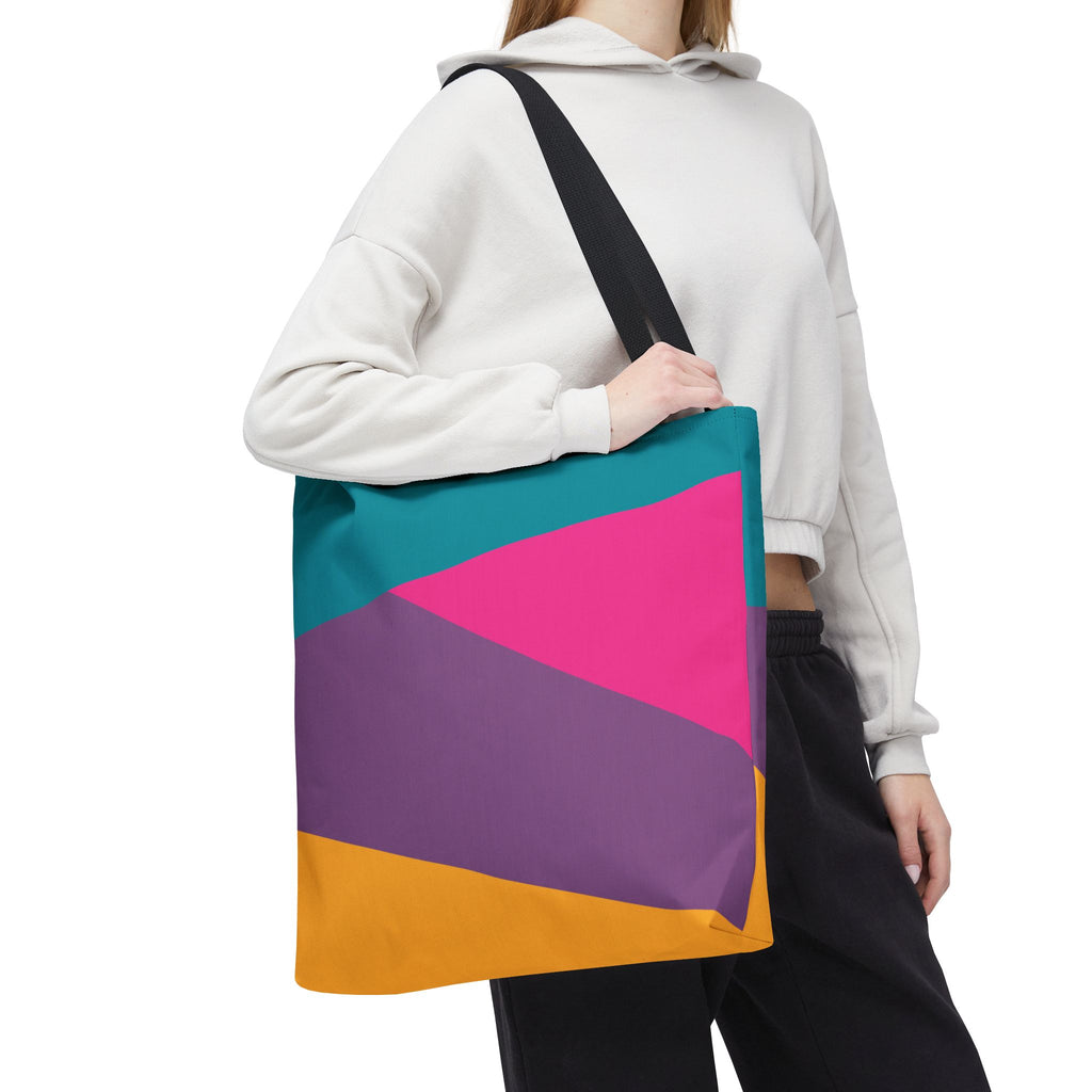 Colorblock Tote Bag