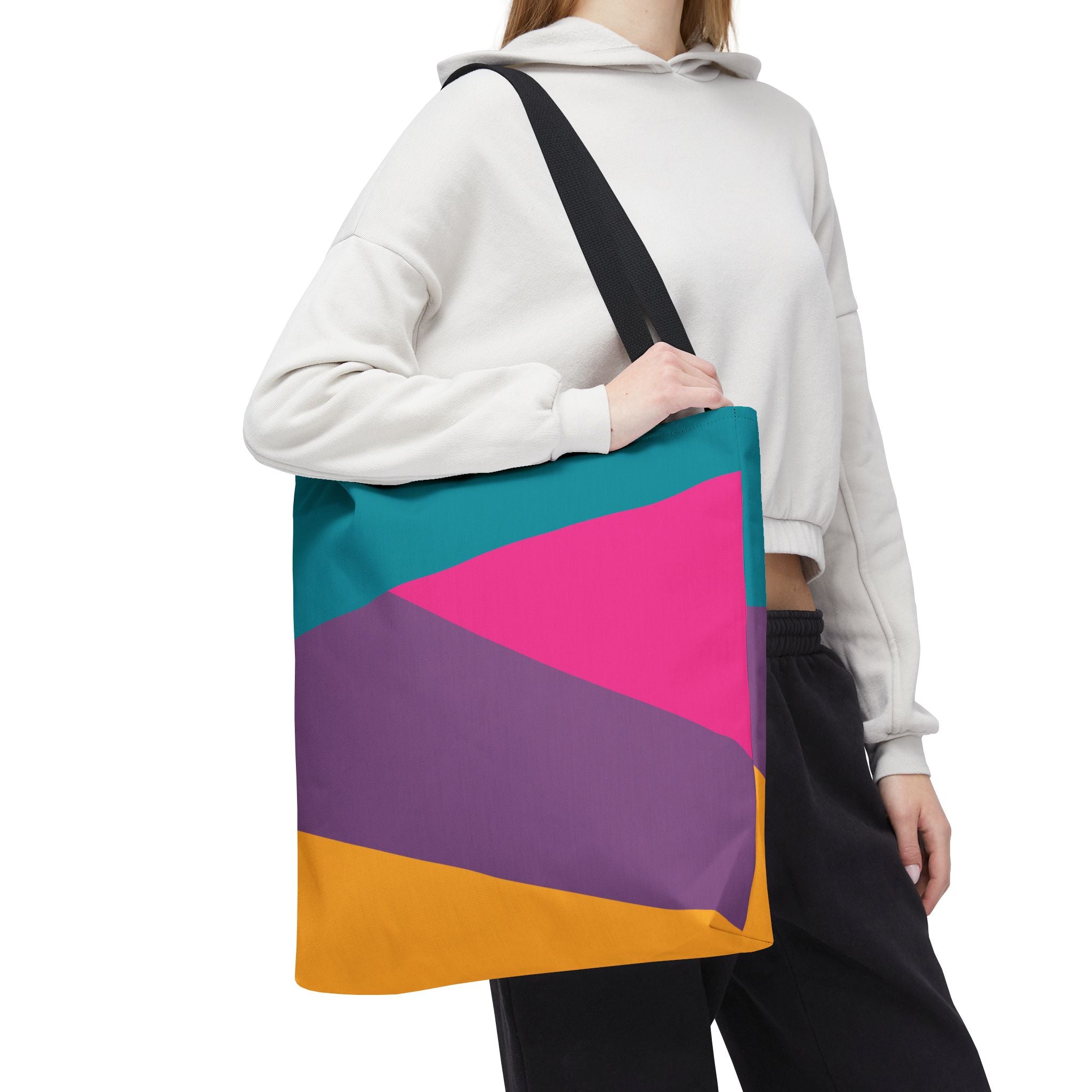 Colorblock Tote Bag
