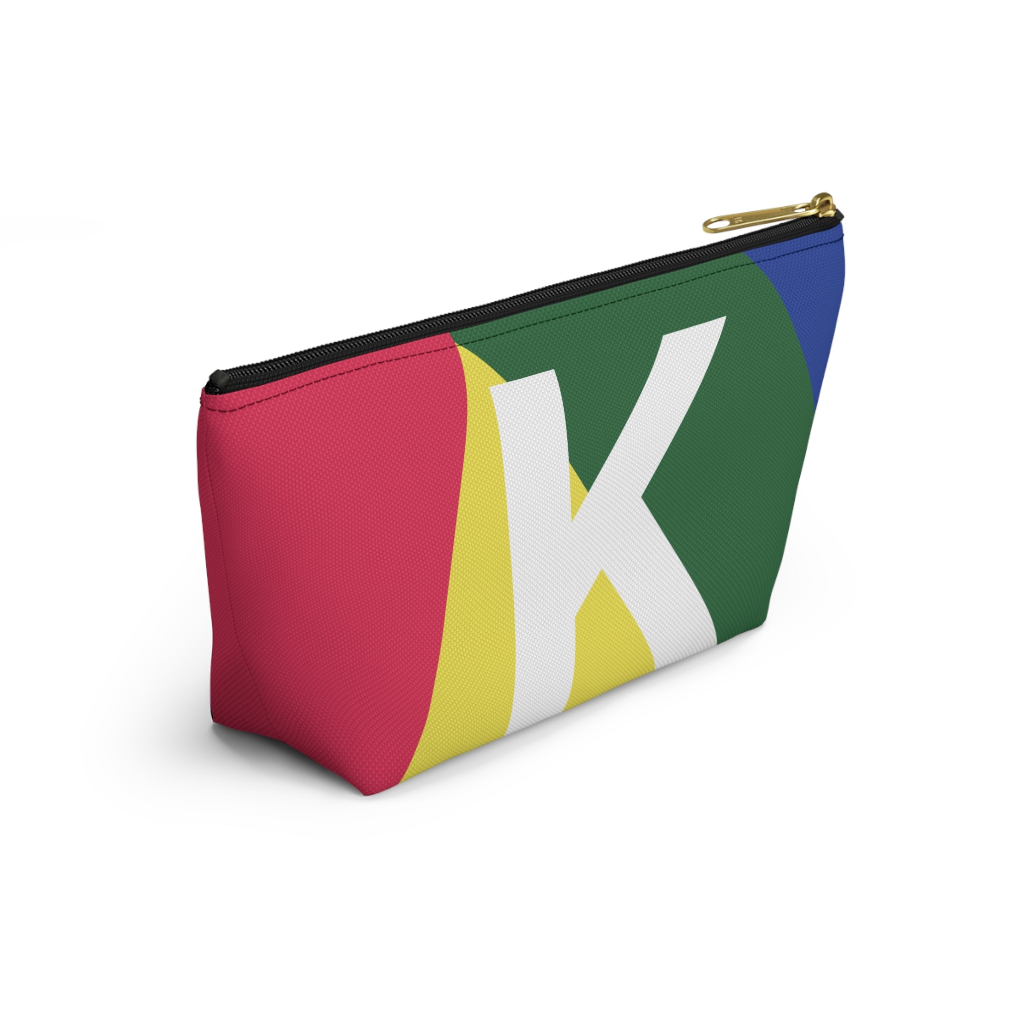 Colorblock Accessory Pouch — Monogram K T-Bottom Cosmetic Bag