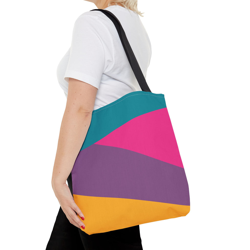 Colorblock Tote Bag